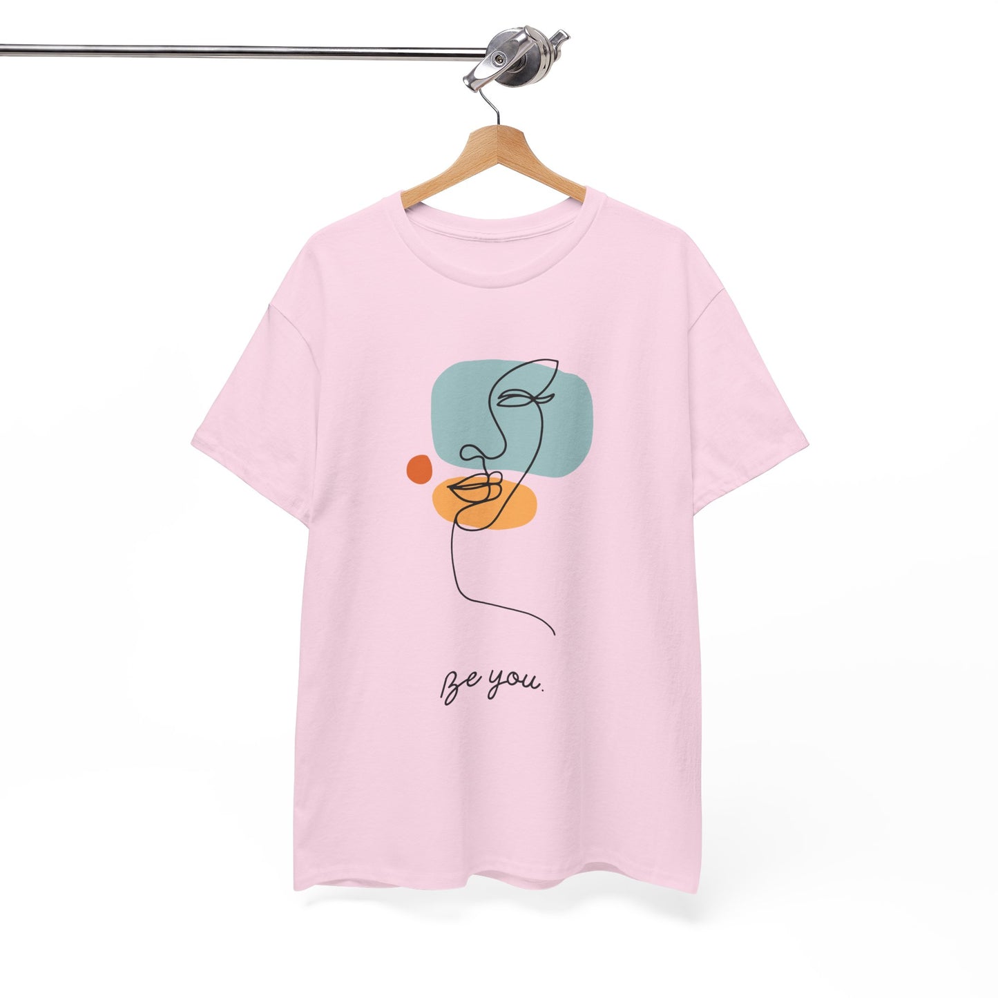 Minimalist Be You Tee, Unisex Cotton T-Shirt, Inspirational Graphic Tee, Gift for Friends, Casual Everyday Wear, Self-Love Apparel