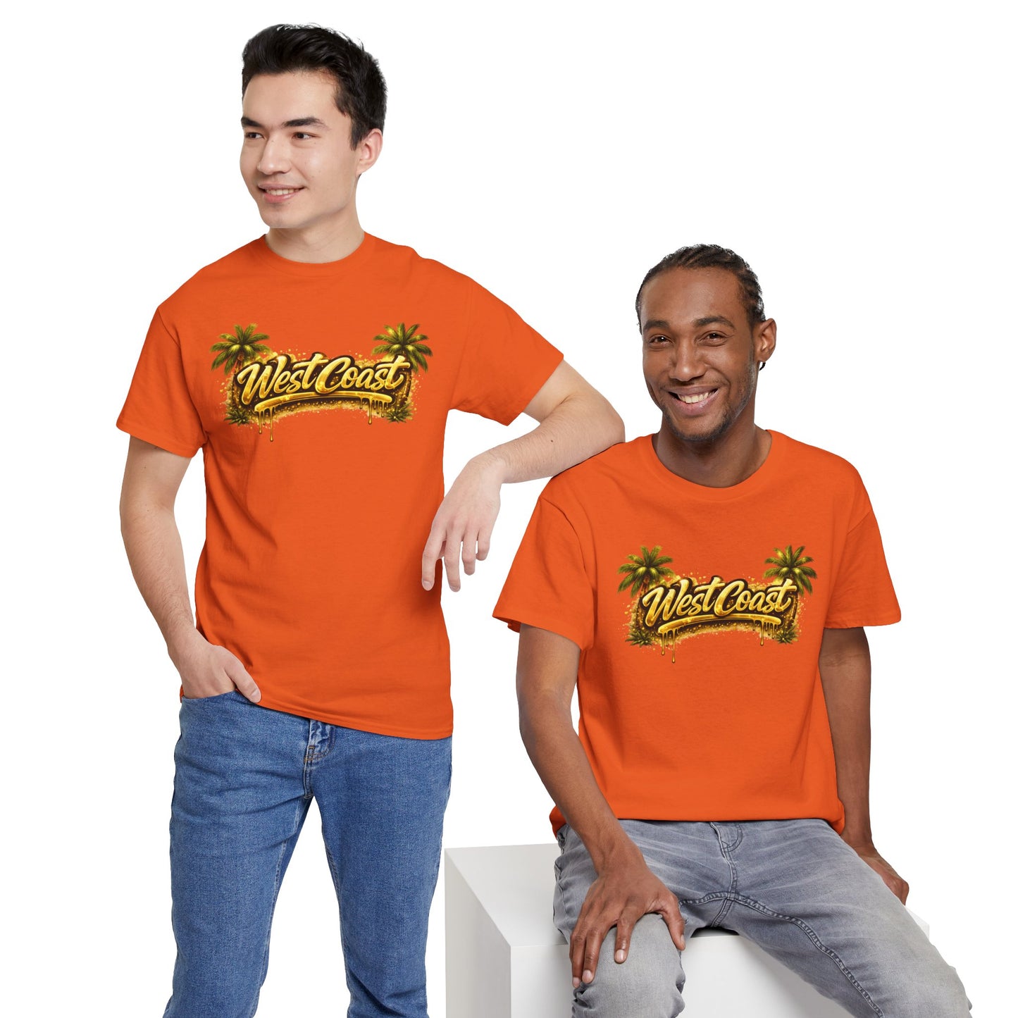 West Coast Palm Tree T-Shirt — Retro Surf Vibe Tee