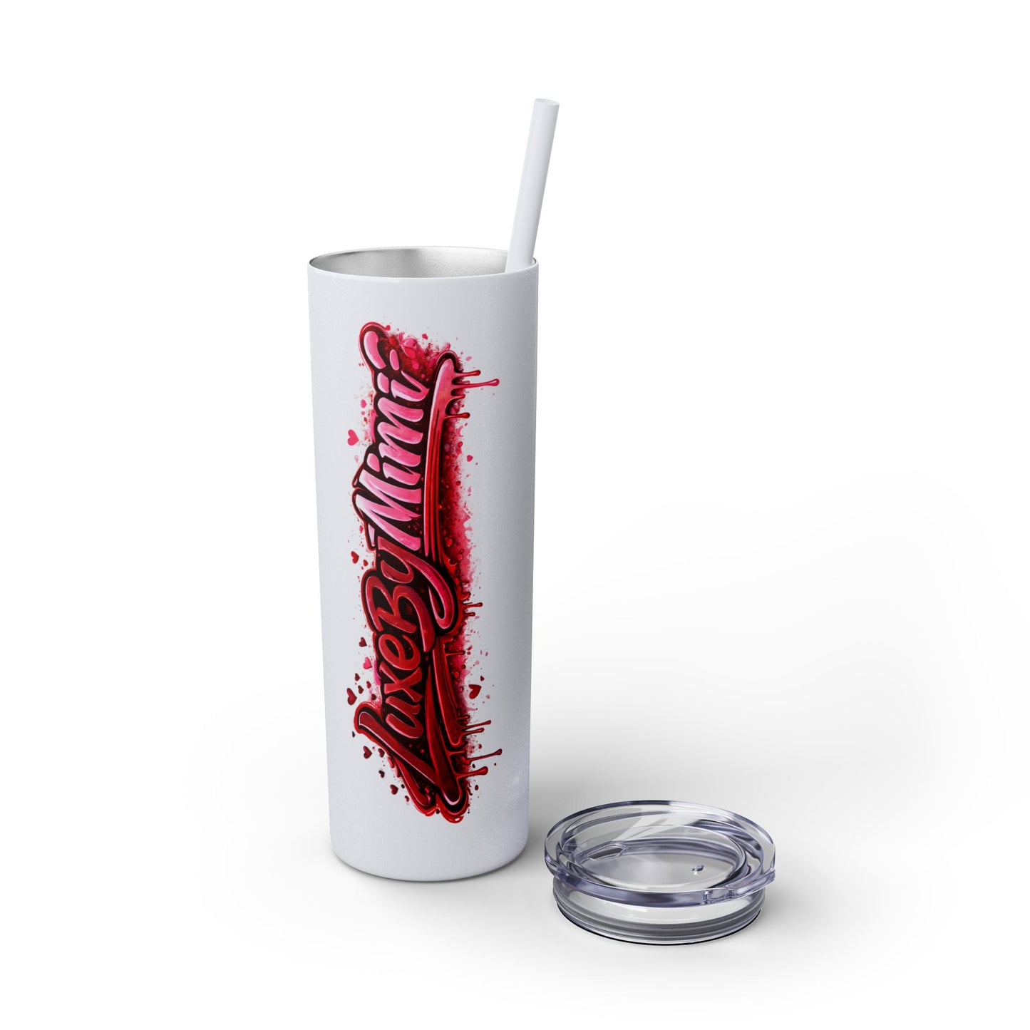 Skinny Tumbler – 'Lake & Lemons' Red Script 20oz Insulated Straw Tumbler