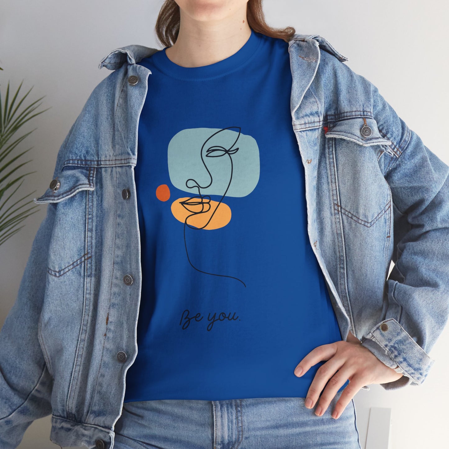 Be You Unisex Cotton Tee - Inspirational Graphic Tee for Self-Love, Gift for Friends, Casual Wear, Birthday, Everyday Comfort
