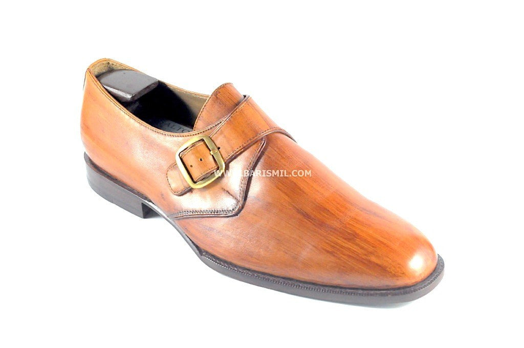 Edinburg - Single Monk Strap Shoes-3