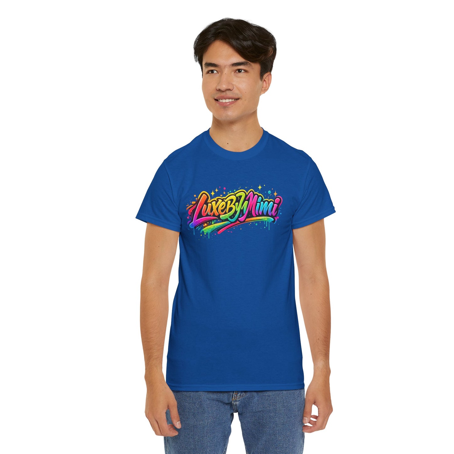 Graffiti Logo T-Shirt — 'Luxe By Mimi' Brand Colorful Streetwear Tee