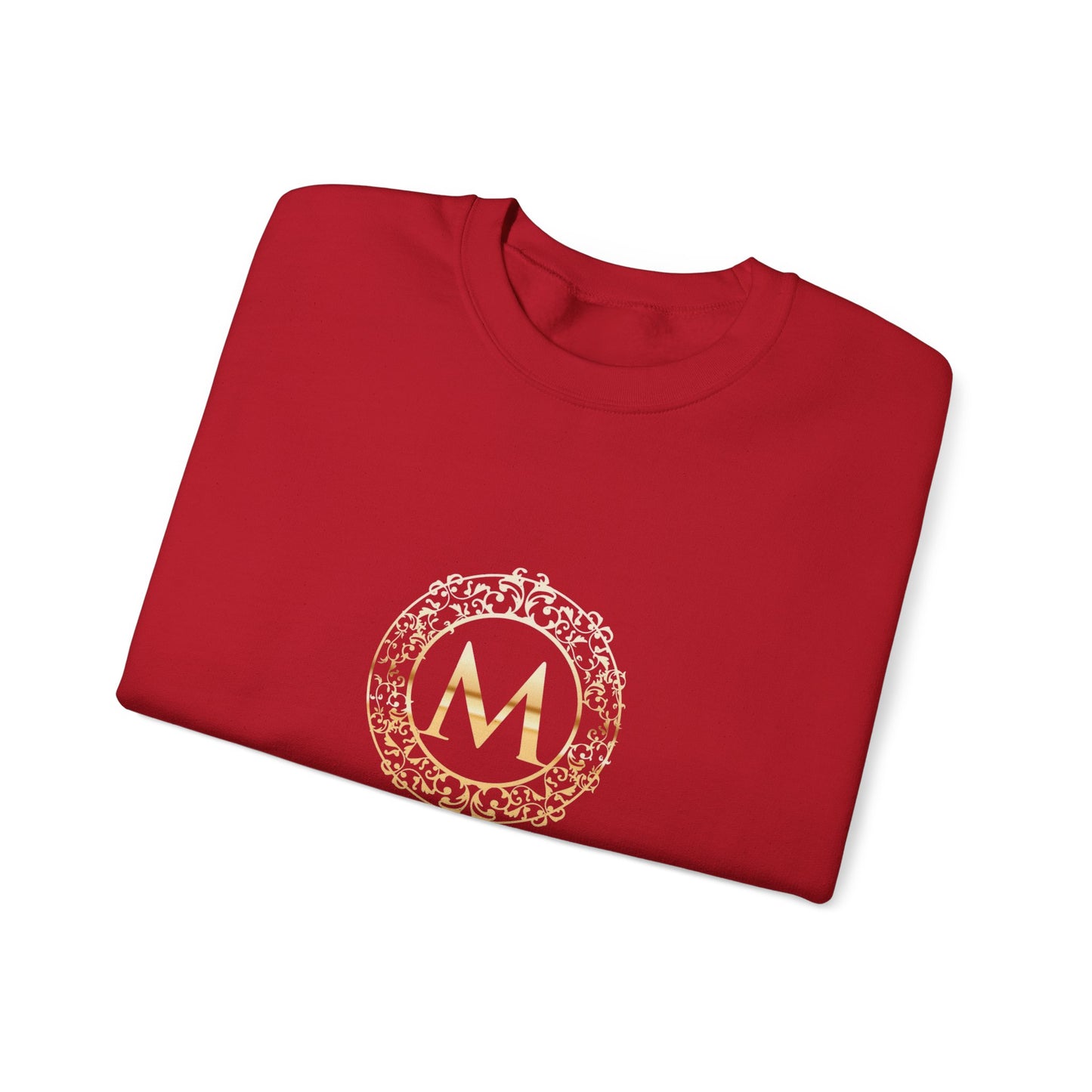 M LOGO - Mia Pruitt Monogrammed Heavy Blend Crewneck Sweatshirt
