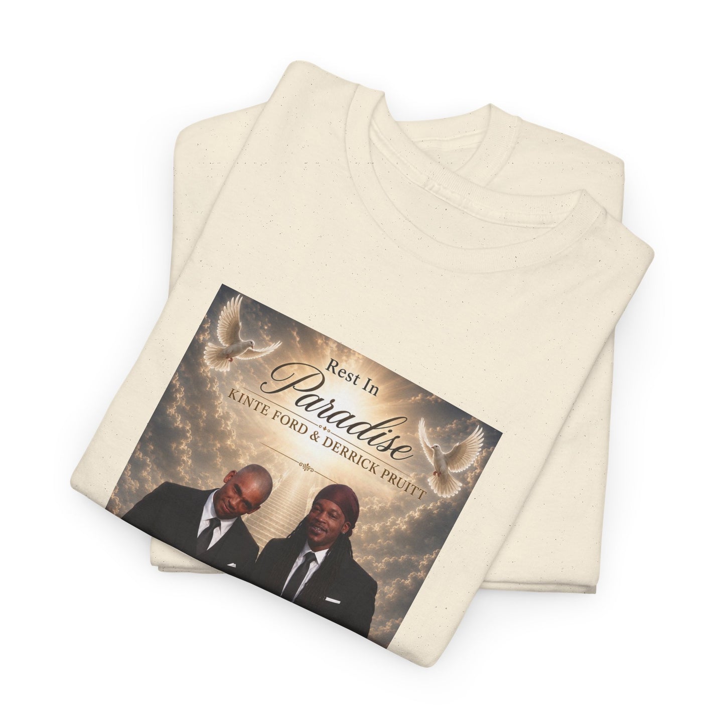 Memorial Tribute Tee — "Rest in Paradise" Funeral Remembrance Shirt