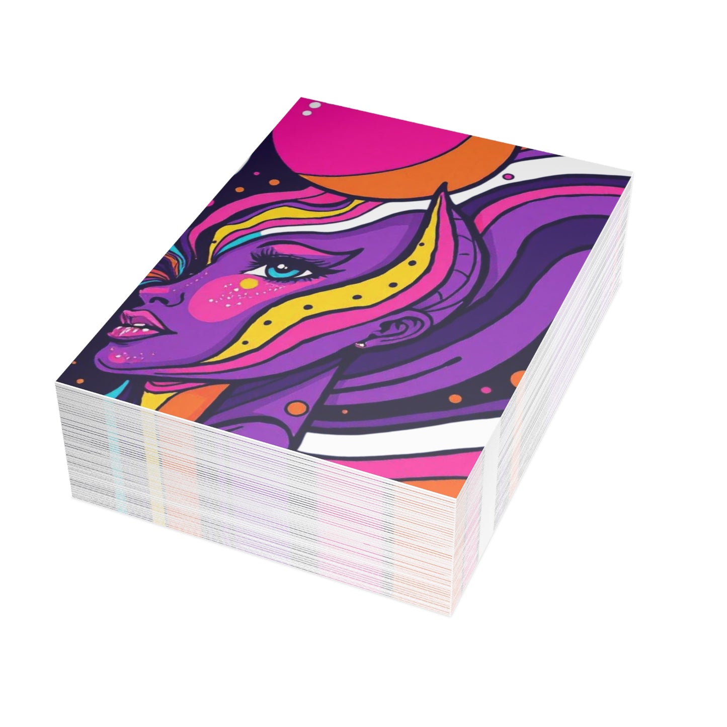 Vibrant Art Greeting Cards - Colorful Abstract Designs for Any Occasion, Art Cards, Fun Stationery, Unique Gift, Invite, Note Cards