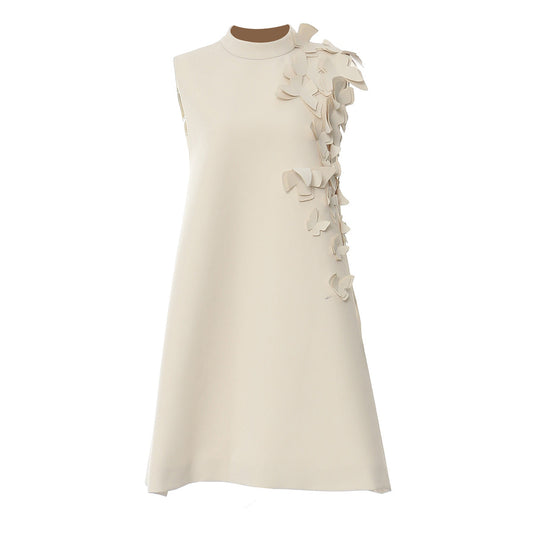 Autumn Winter Butterfly Shape Niche Irregular Asymmetric Evening Party Dress Dress Vest Dress Women