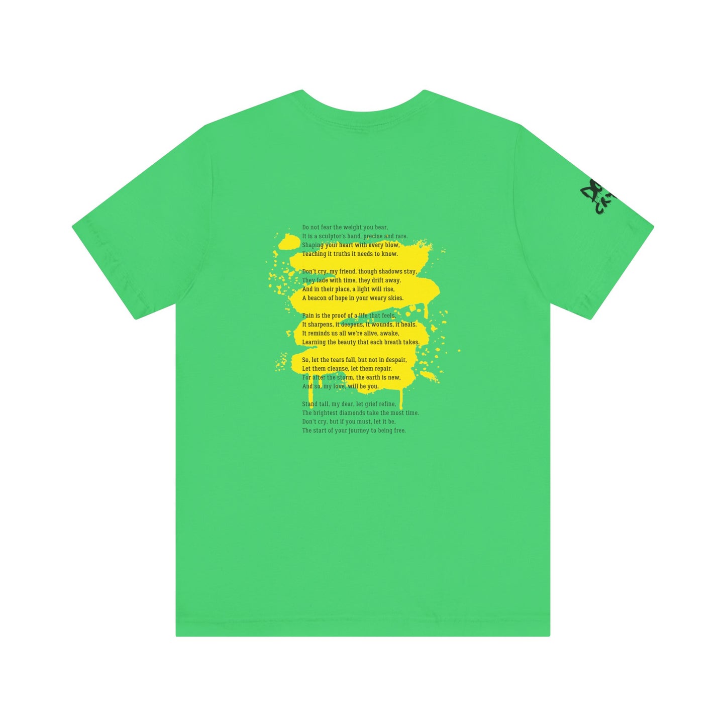 Inspirational Unisex Short Sleeve Tee - Journey to Self-Love & Empowerment