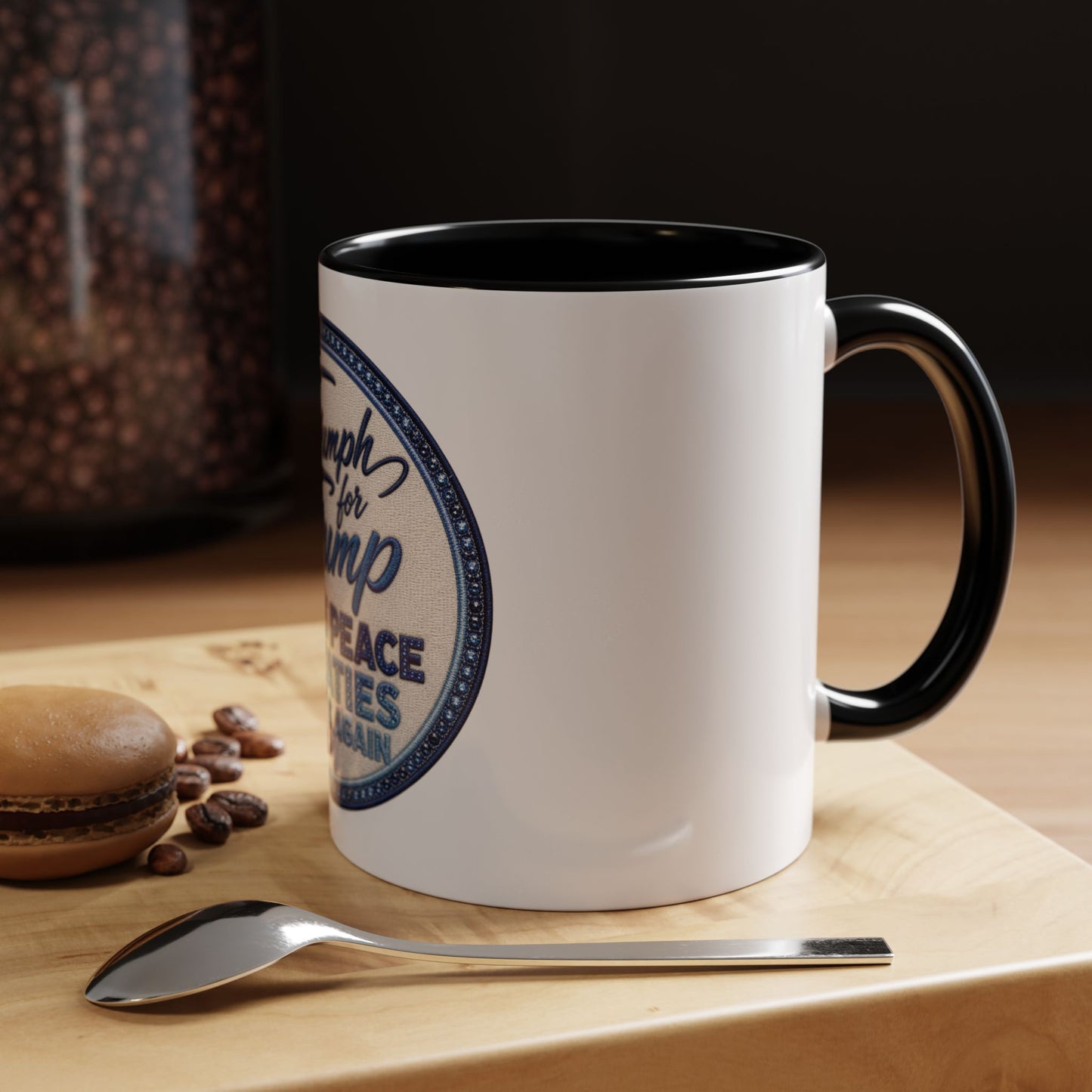 Make Peace Treaties Mug — "Triumph for Trump" Political Coffee Cup (11/15oz)