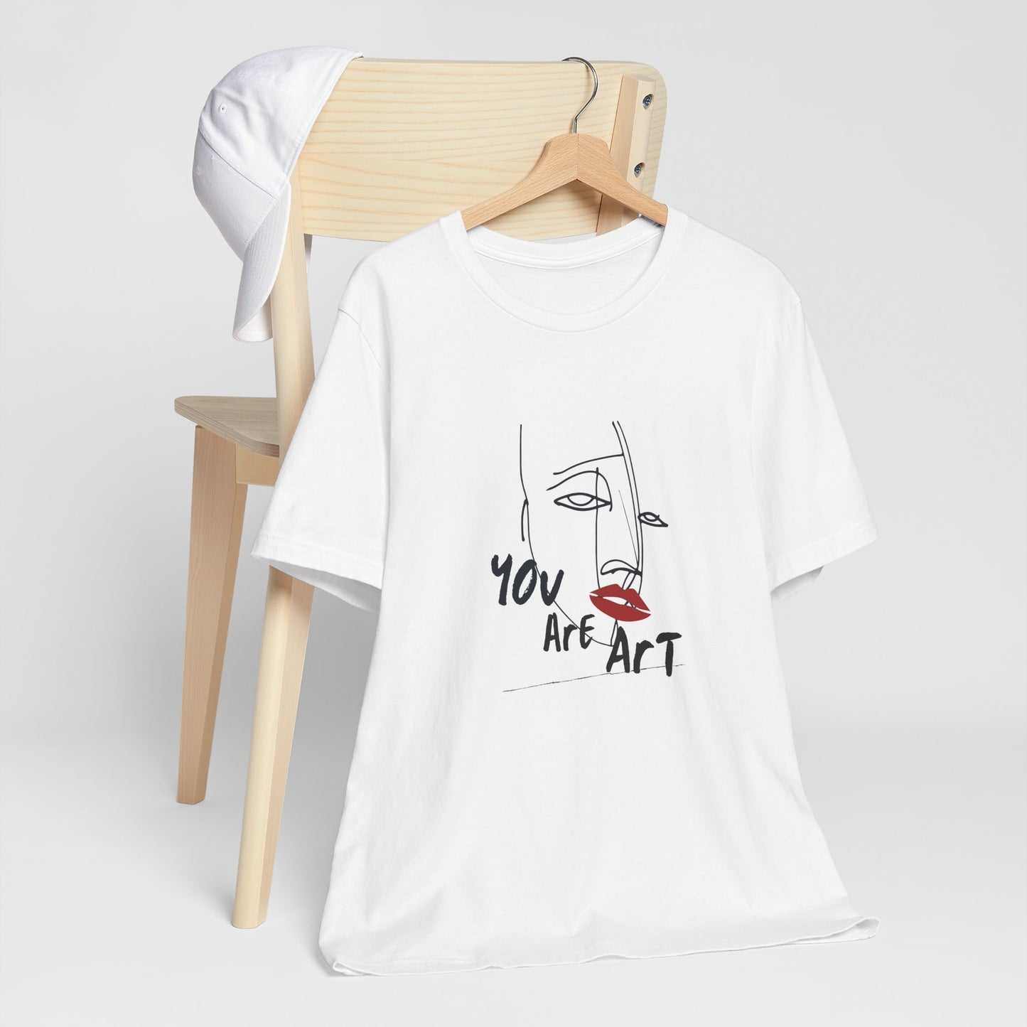 Artistic Expression Unisex Tee - You Are Art, Creative Gift, Casual Wear, Modern Design, Art Lover's Shirt