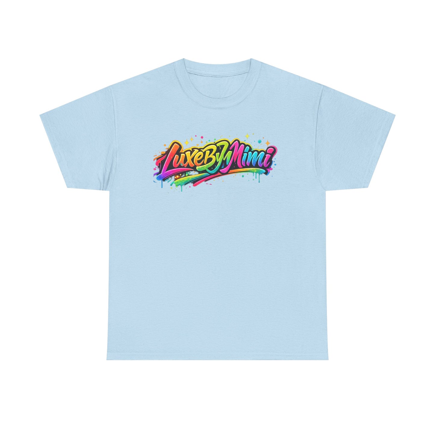 Graffiti Logo T-Shirt — 'Luxe By Mimi' Brand Colorful Streetwear Tee