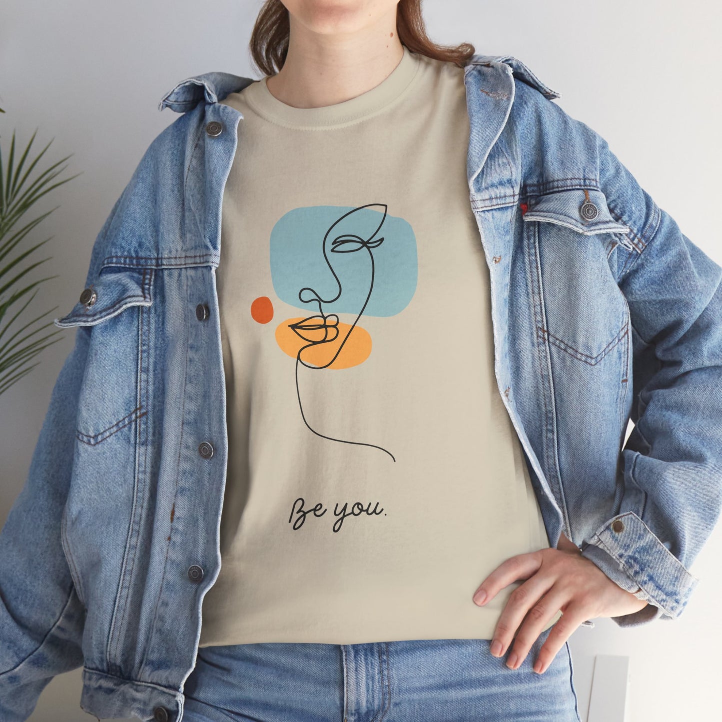 Be You Unisex Cotton Tee - Inspirational Graphic Tee for Self-Love, Gift for Friends, Casual Wear, Birthday, Everyday Comfort