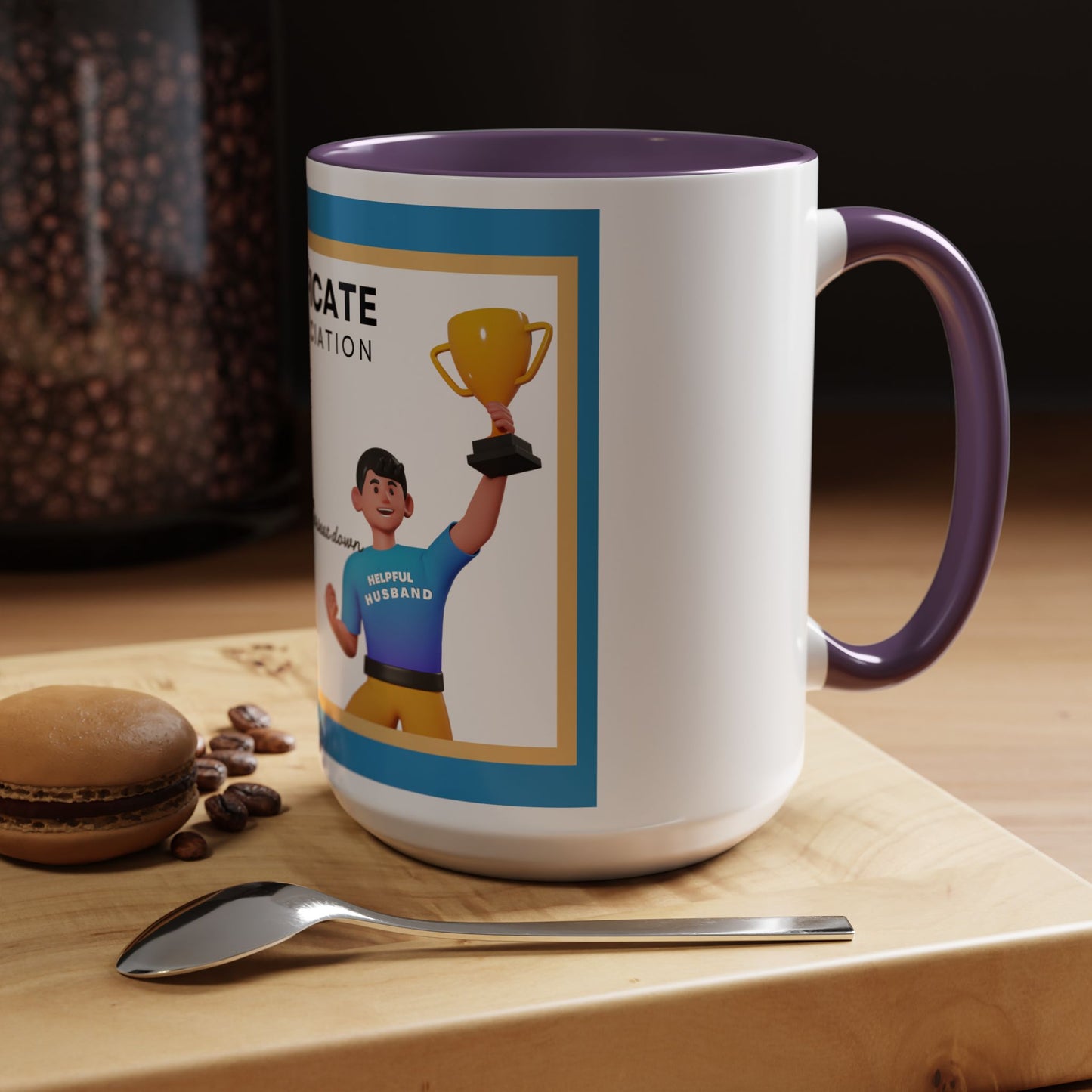 Appreciation Coffee Mug, Leave the Toilet Seat Down, Perfect Gift for Husband, Funny Mug, Award Mug, Cute Office Mug, 11oz & 15oz Options, Motivational Mug