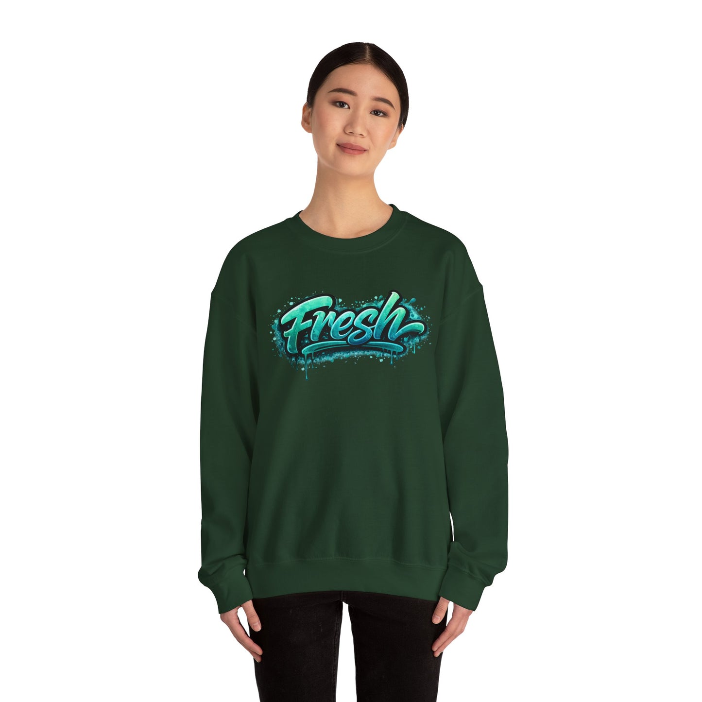 Fresh Graffiti Crewneck Sweatshirt