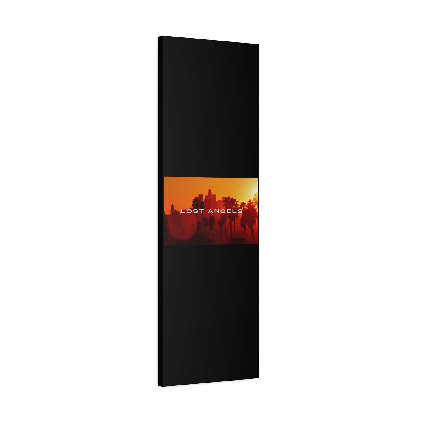 Lost Angels Wall Art Canvas | Sunset Cityscape Print, Home Decor, Gift for Art Lovers, Modern Living Room, California Vibe