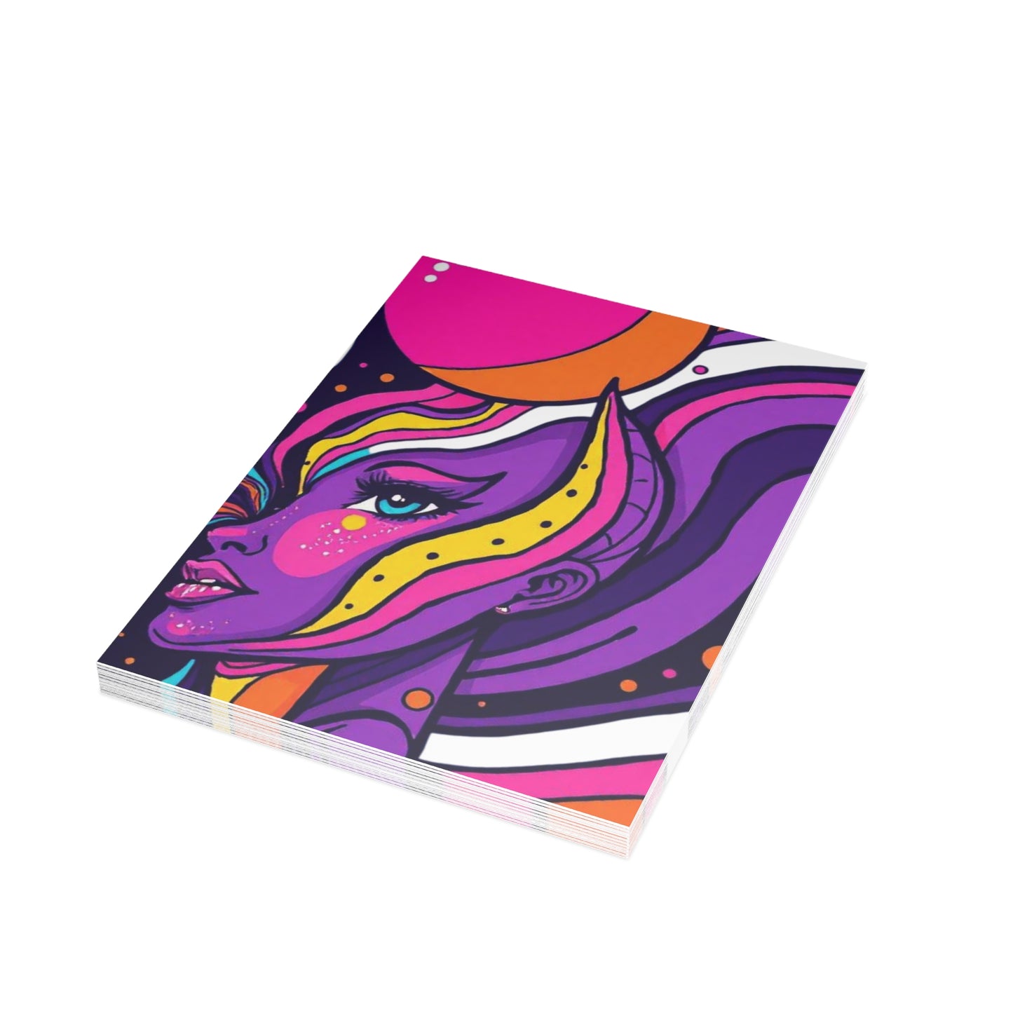 Vibrant Art Greeting Cards - Colorful Abstract Designs for Any Occasion, Art Cards, Fun Stationery, Unique Gift, Invite, Note Cards