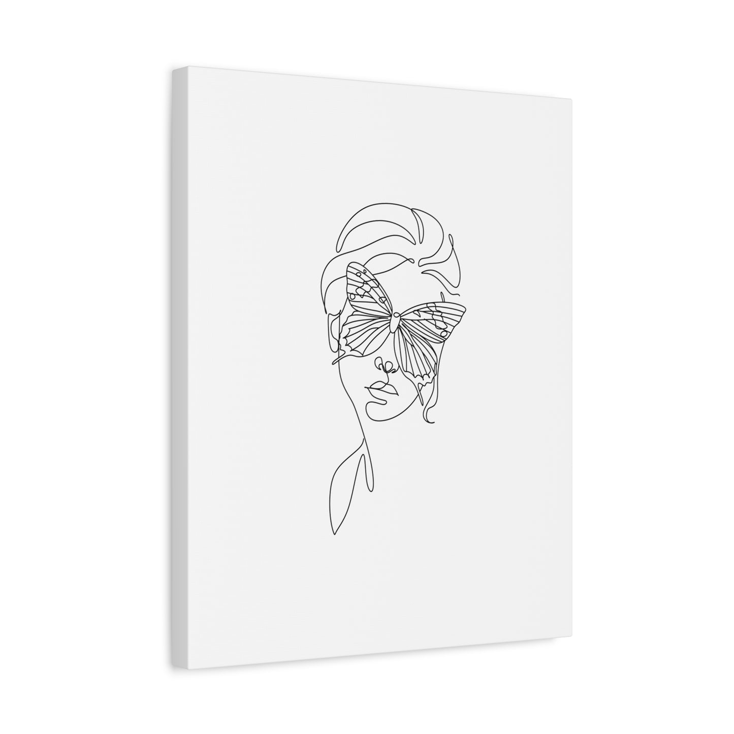 Minimalist Butterfly Canvas Art, Modern Home Decor, Gift for Nature Lovers, Wall Art for Women, Inspirational Wall Art