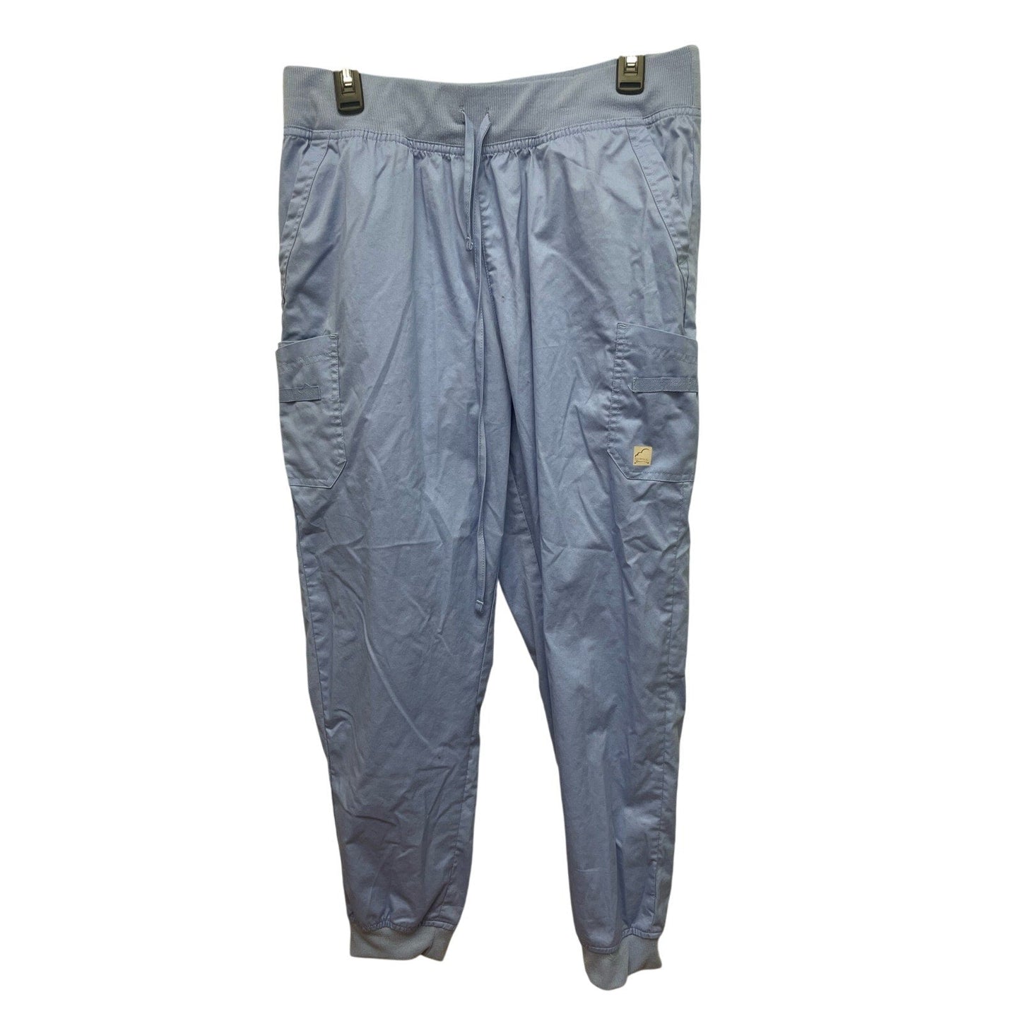 Butter-Soft Stretch Womens Large PolyCotton Drawstring Elastic Waist Scrub Pants