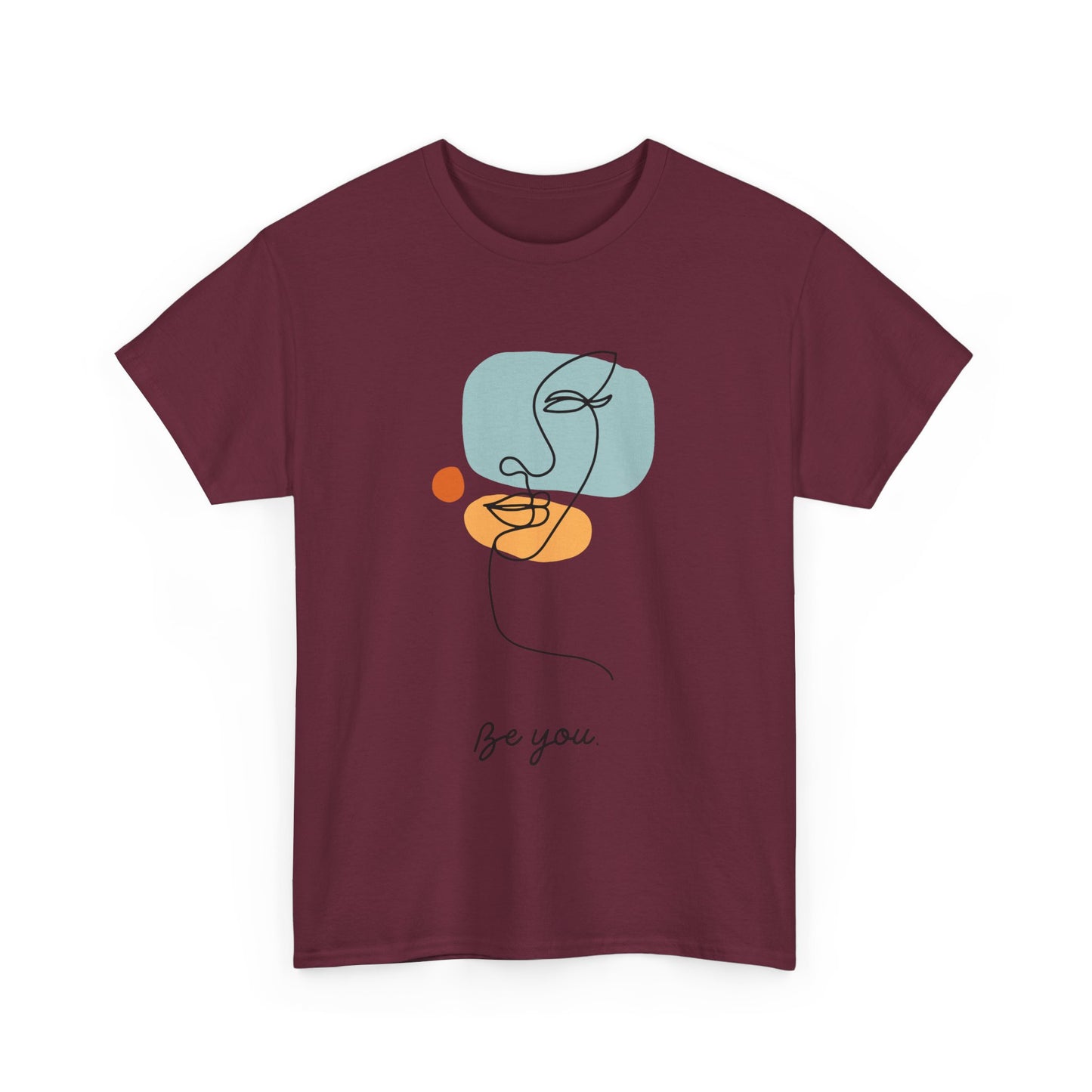 Minimalist Be You Tee, Unisex Cotton T-Shirt, Inspirational Graphic Tee, Gift for Friends, Casual Everyday Wear, Self-Love Apparel