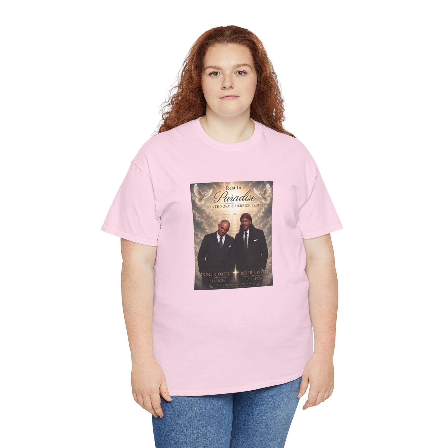 Memorial Tribute Tee — "Rest in Paradise" Funeral Remembrance Shirt