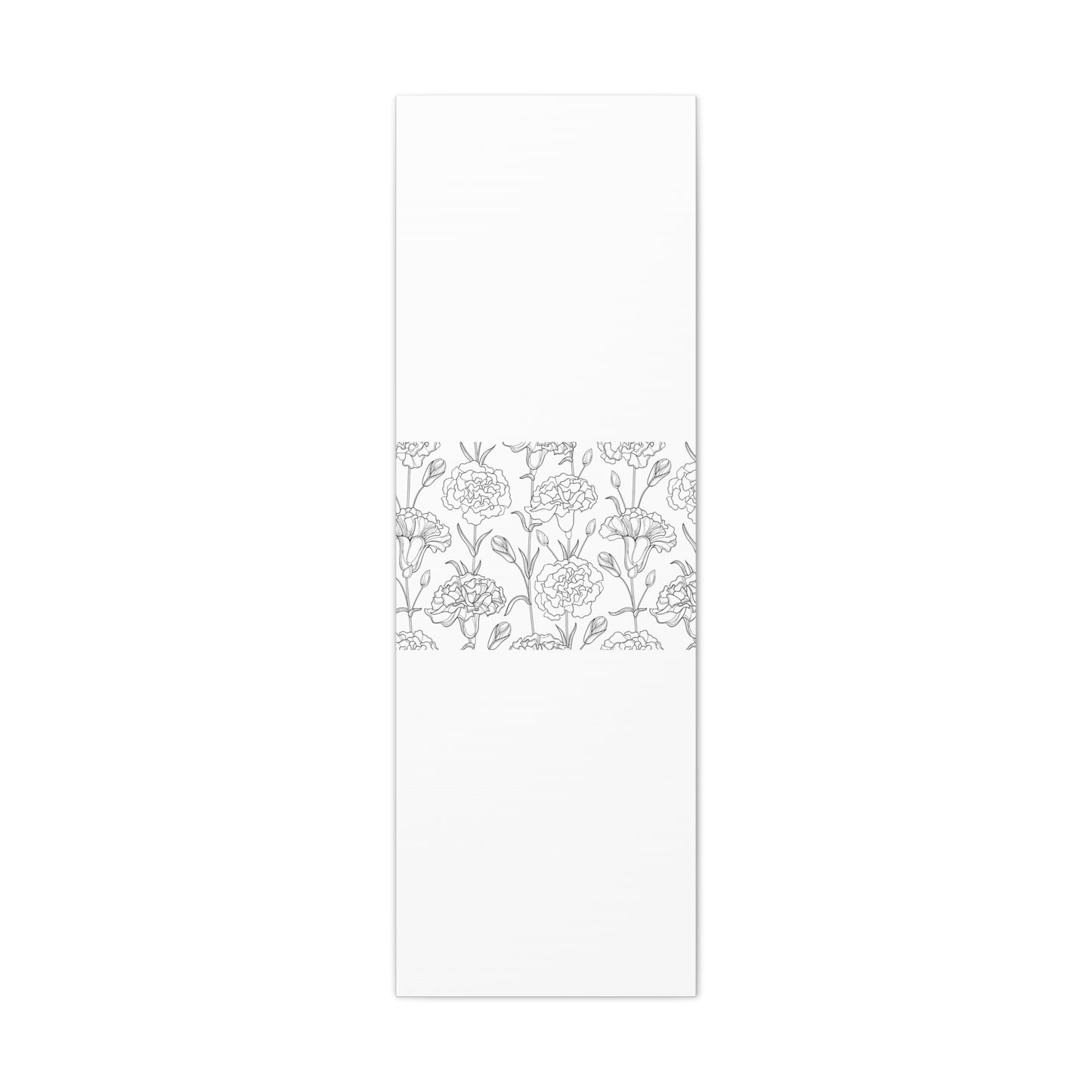 Floral Canvas Art, Stretched Wall Decor, Home Gift, Botanical Print, Modern Design, Matte Finish