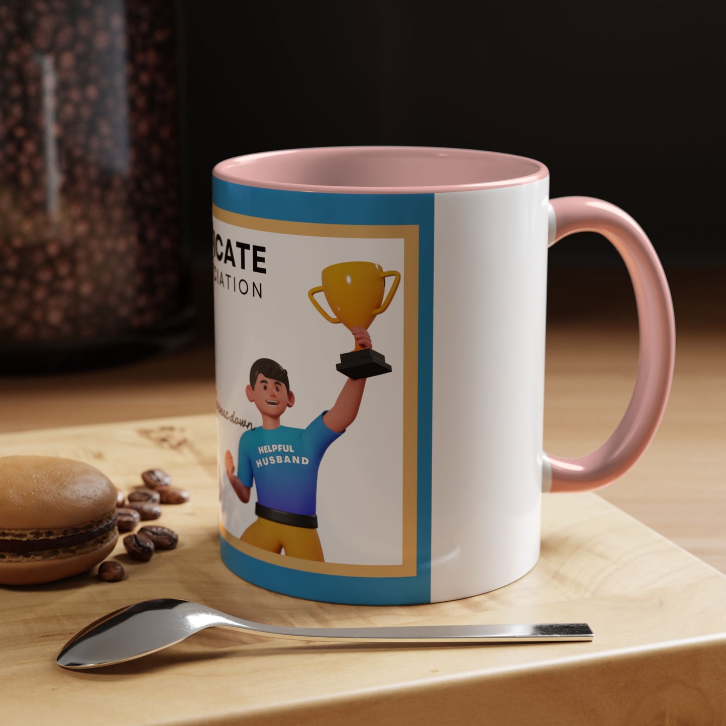 Appreciation Coffee Mug, Leave the Toilet Seat Down, Perfect Gift for Husband, Funny Mug, Award Mug, Cute Office Mug, 11oz & 15oz Options, Motivational Mug
