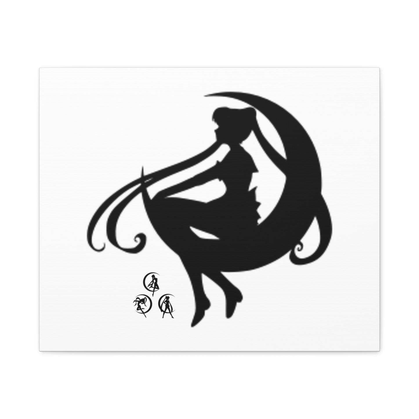 Moonlit Goddess Canvas Art, Modern Wall Decor, Fantasy Home Decor, Boho Aesthetic, Gift for Art Lovers