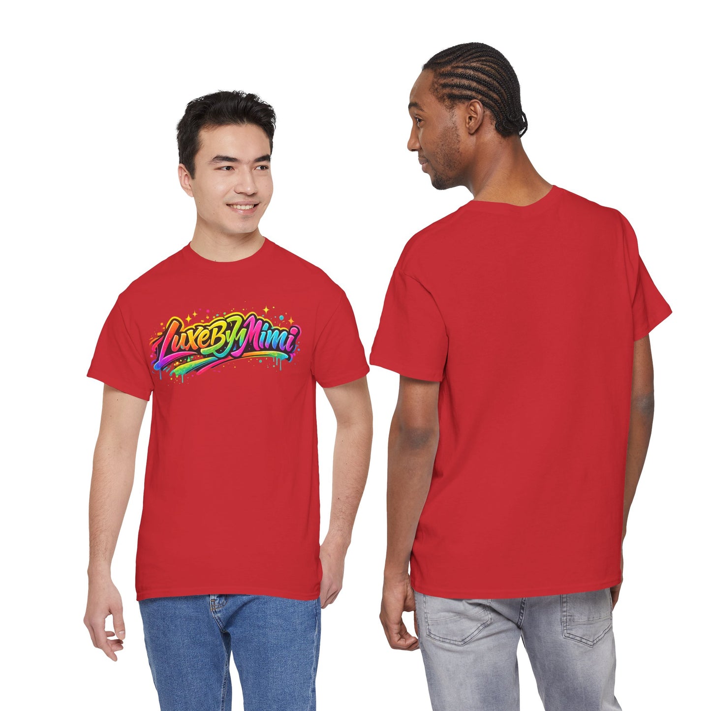 Graffiti Logo T-Shirt — 'Luxe By Mimi' Brand Colorful Streetwear Tee