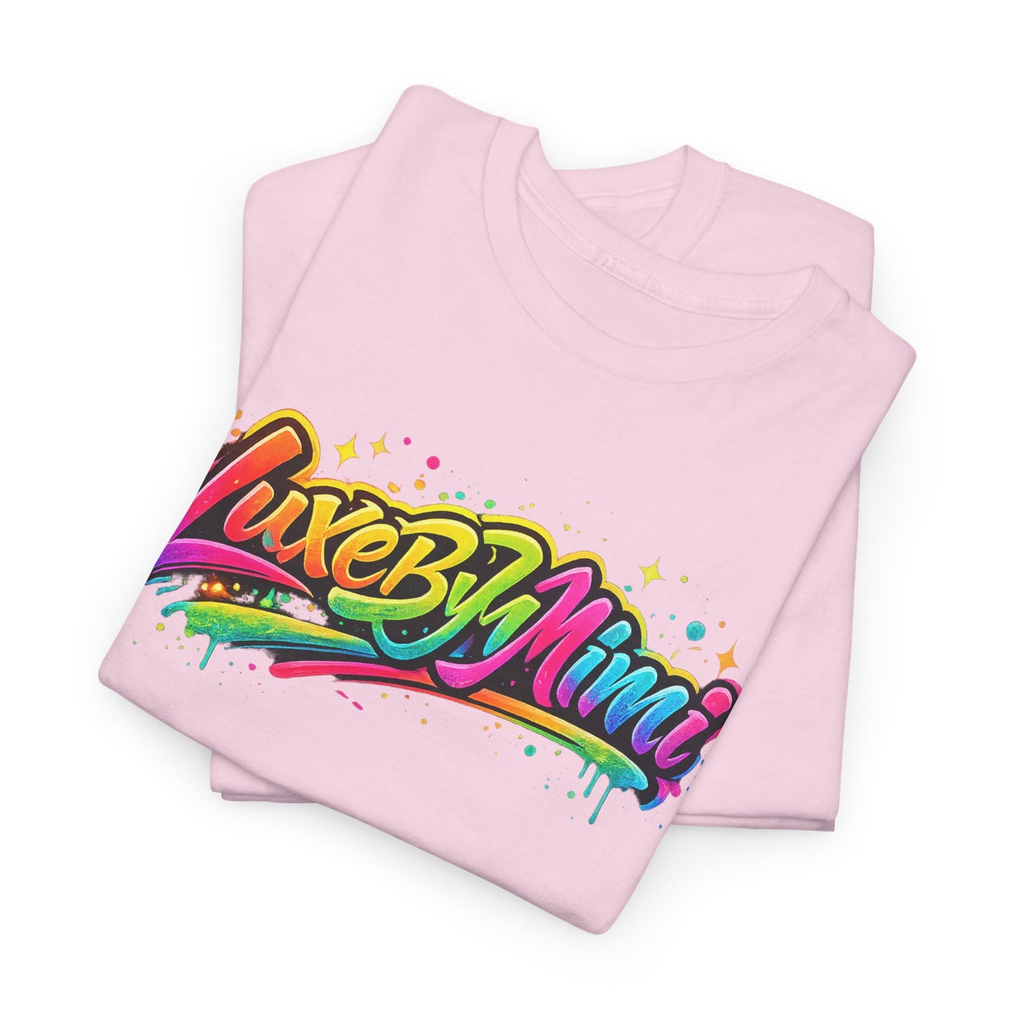 Graffiti Logo T-Shirt — 'Luxe By Mimi' Brand Colorful Streetwear Tee