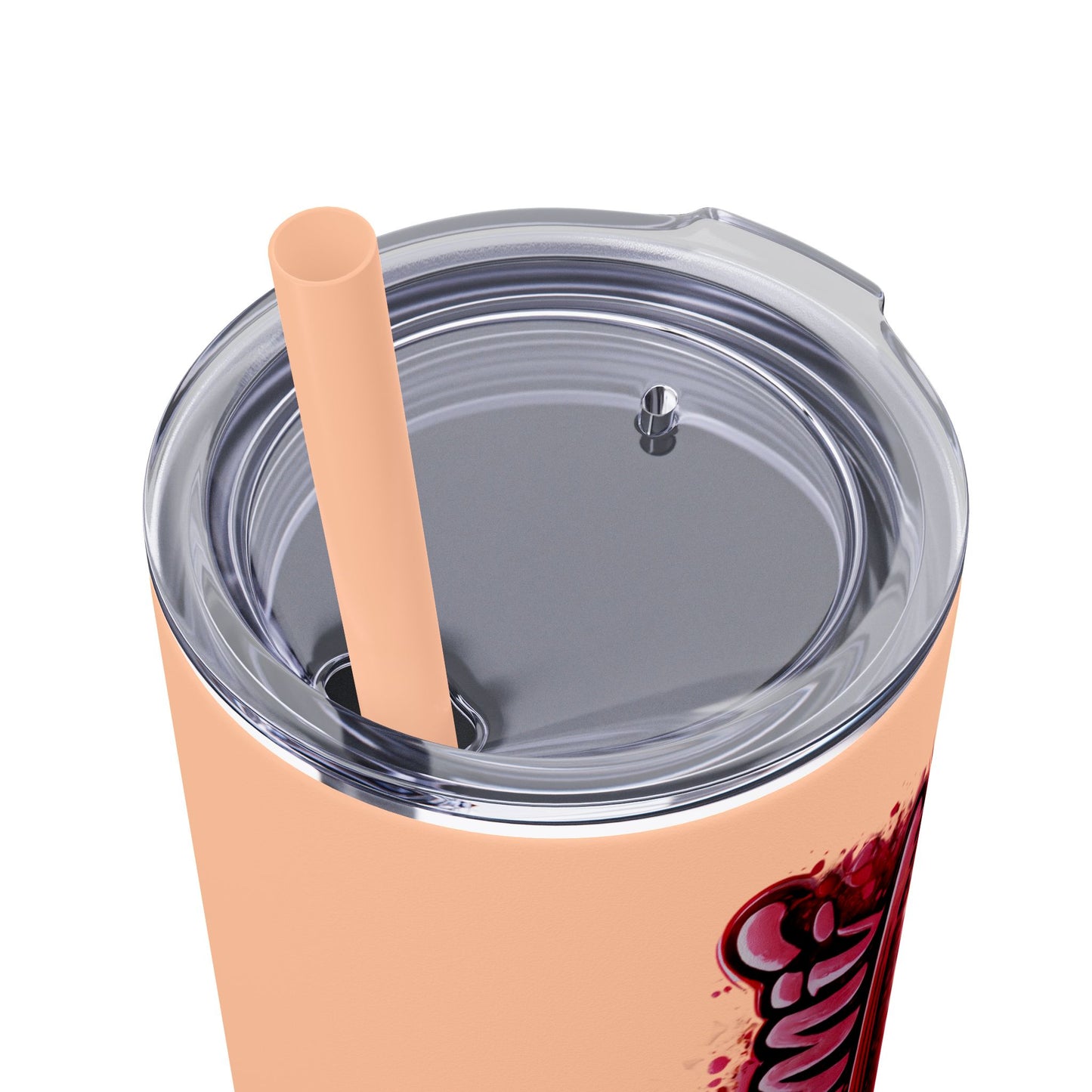 Skinny Tumbler – 'Lake & Lemons' Red Script 20oz Insulated Straw Tumbler