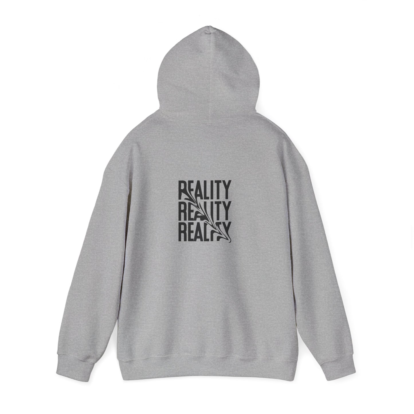 Reality-Themed Unisex Heavy Blend Hoodie for Daily Inspiration, Motivational Sweatshirt, Cozy Gift for Friends, Statement Apparel, [...]