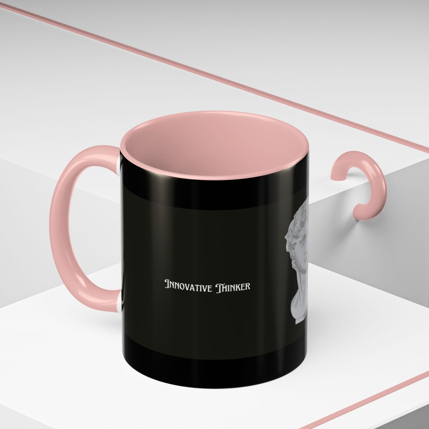 Innovative Thinker Artistic Accent Coffee Mug with Classic Sculpture Design, Unique Gift for Artists, Home Decor, Office Desk Mug, Charismatic Drinkware, [...]