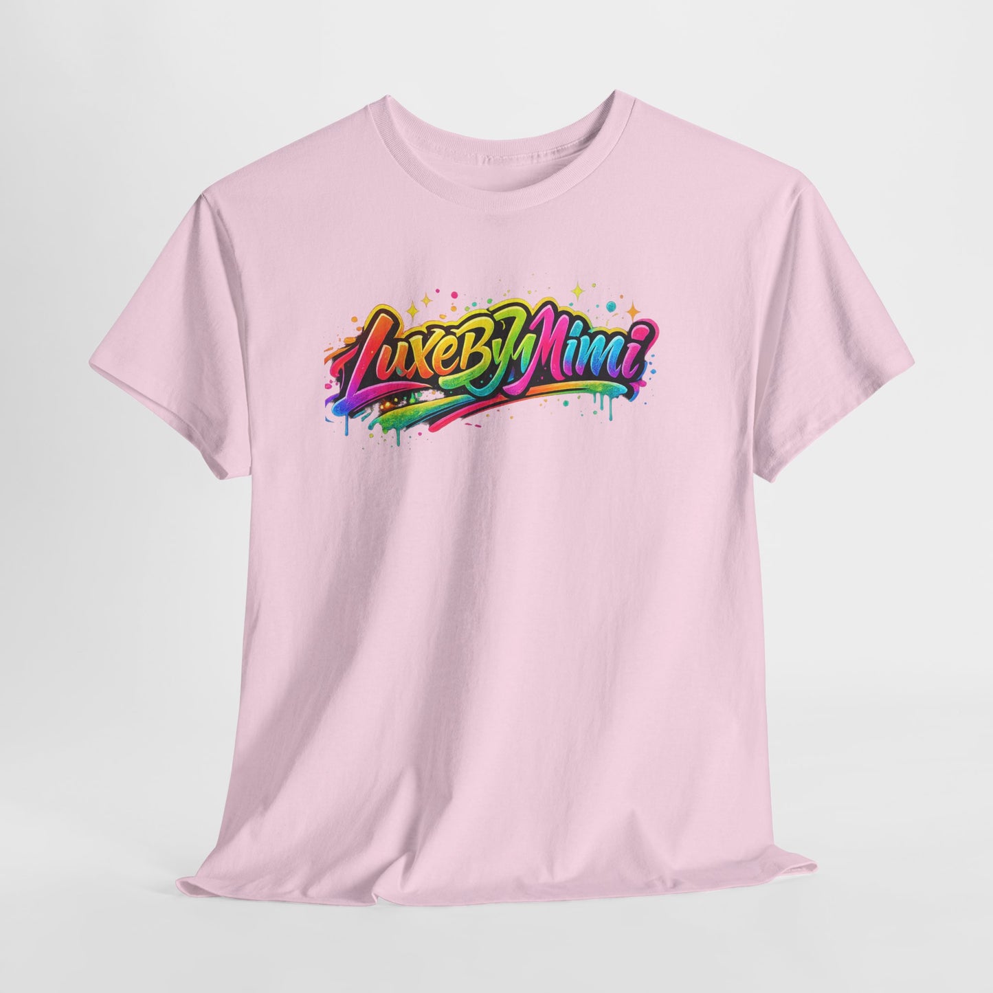 Graffiti Logo T-Shirt — 'Luxe By Mimi' Brand Colorful Streetwear Tee