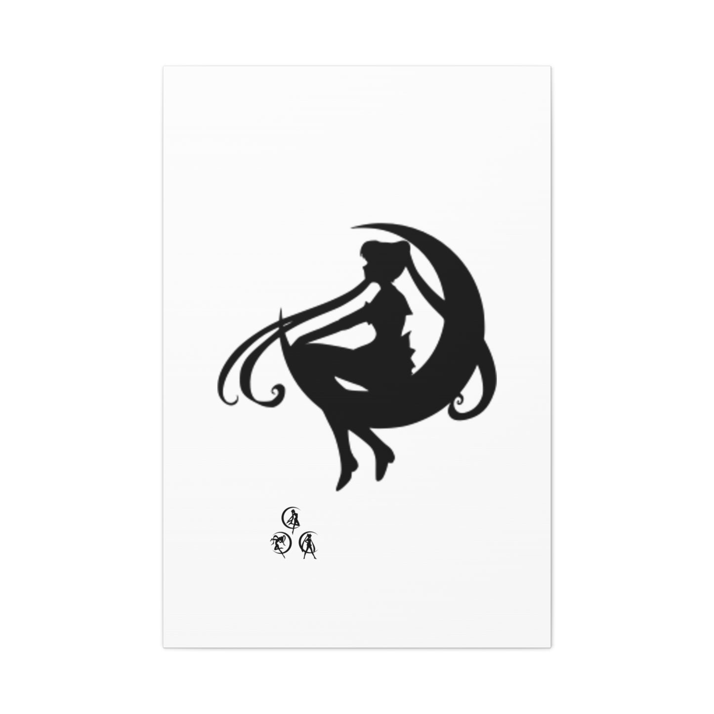 Moonlit Goddess Canvas Art, Modern Wall Decor, Fantasy Home Decor, Boho Aesthetic, Gift for Art Lovers