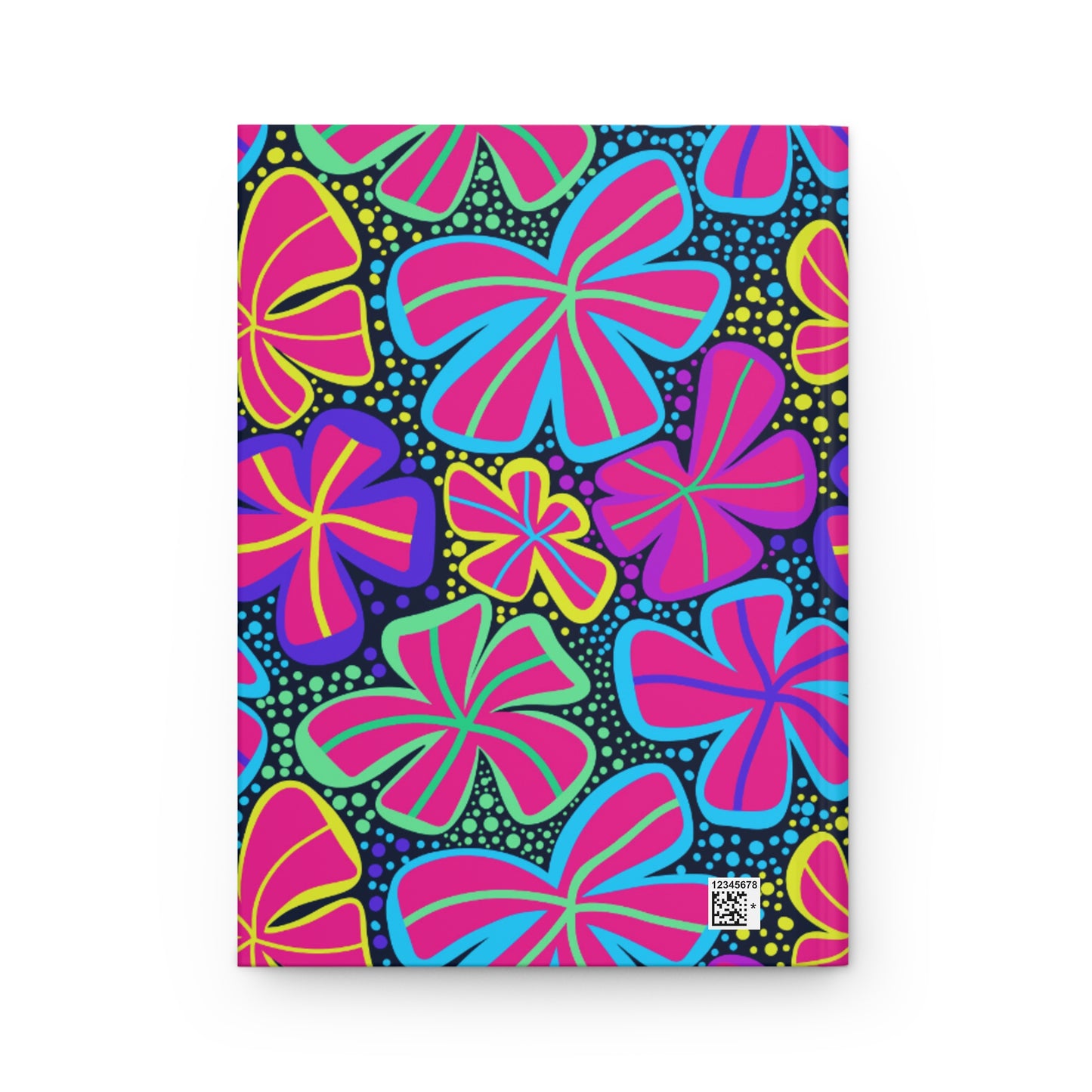 Vibrant Flower Hardcover Journal | Boho Notebook for Writers, Dreamers, Art Lovers, Gifts for Students, Creative Journaling