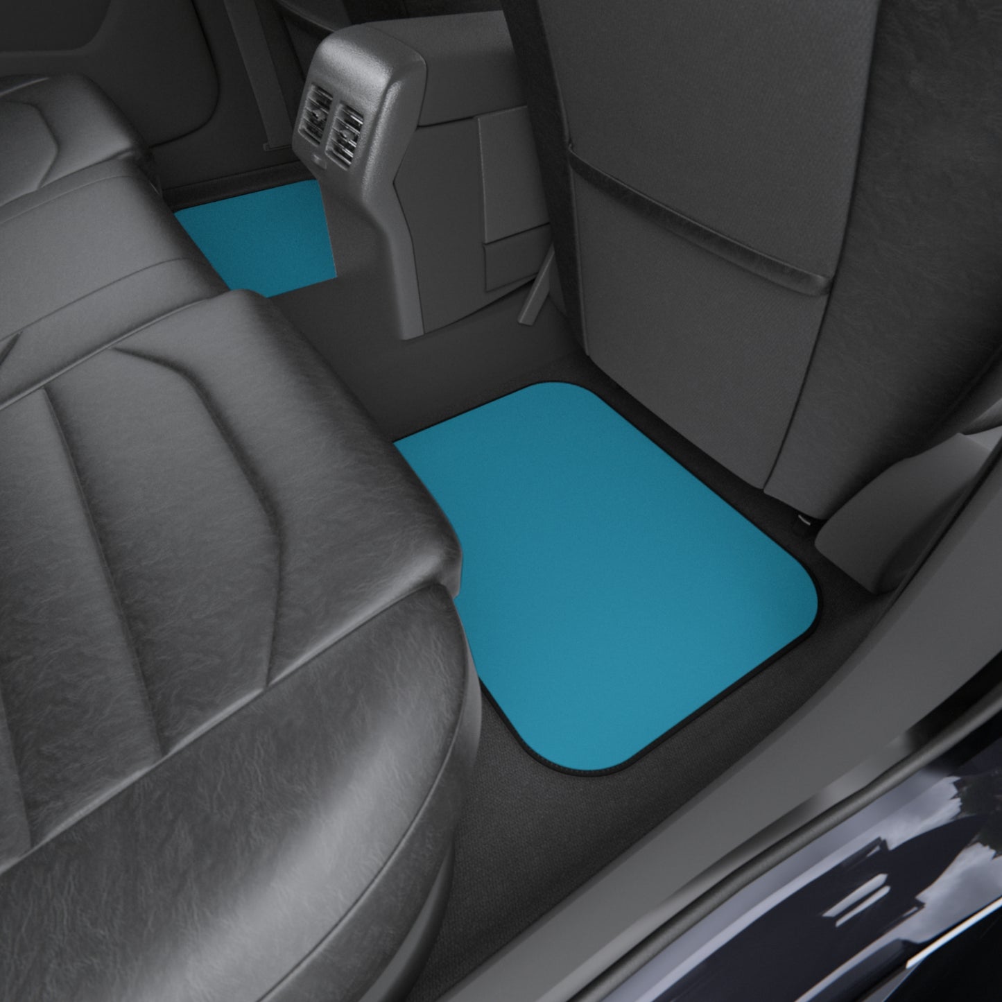 Elegant Blue Marble Car Mats, Luxe Vehicle Accessories, Custom Auto Mats, Stylish Car Interior Decor, Ocean-Inspired Floor Mats