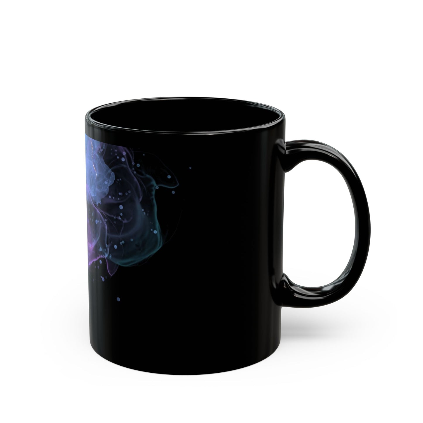Cosmic Smoke Mug, Mystical Black Coffee Cup, Nebula Design, Gifts for Space Lovers, Unique Home Decor, Birthday Present