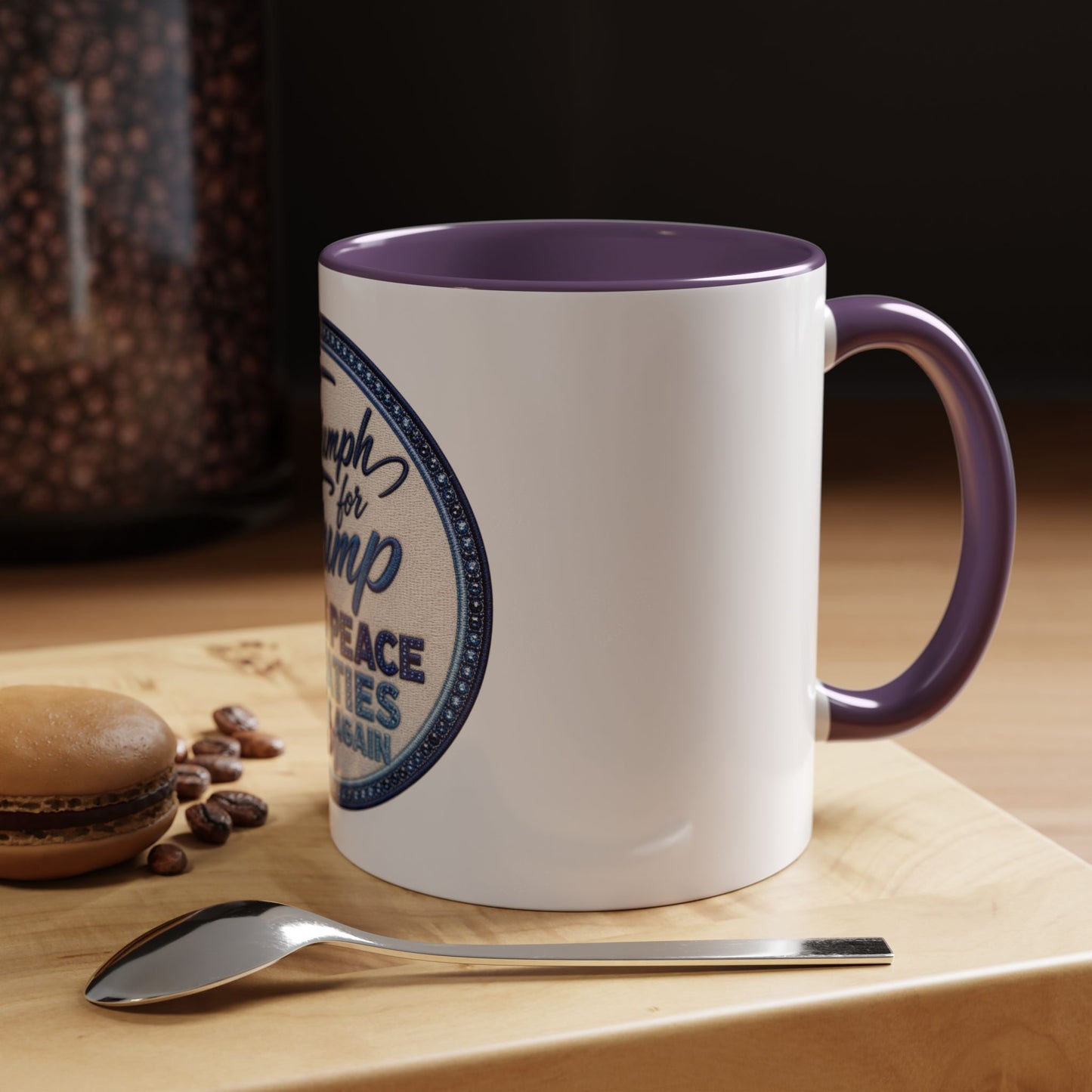 Make Peace Treaties Mug — "Triumph for Trump" Political Coffee Cup (11/15oz)