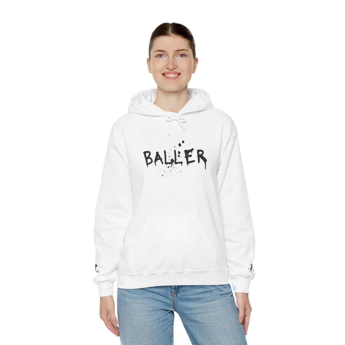 GO PRO Baller Hoodie - Unisex Heavy Blend™ Sweatshirt for Sports Lovers, Gift for Athletes, Streetwear Style, Casual Wear, Birthday Gift