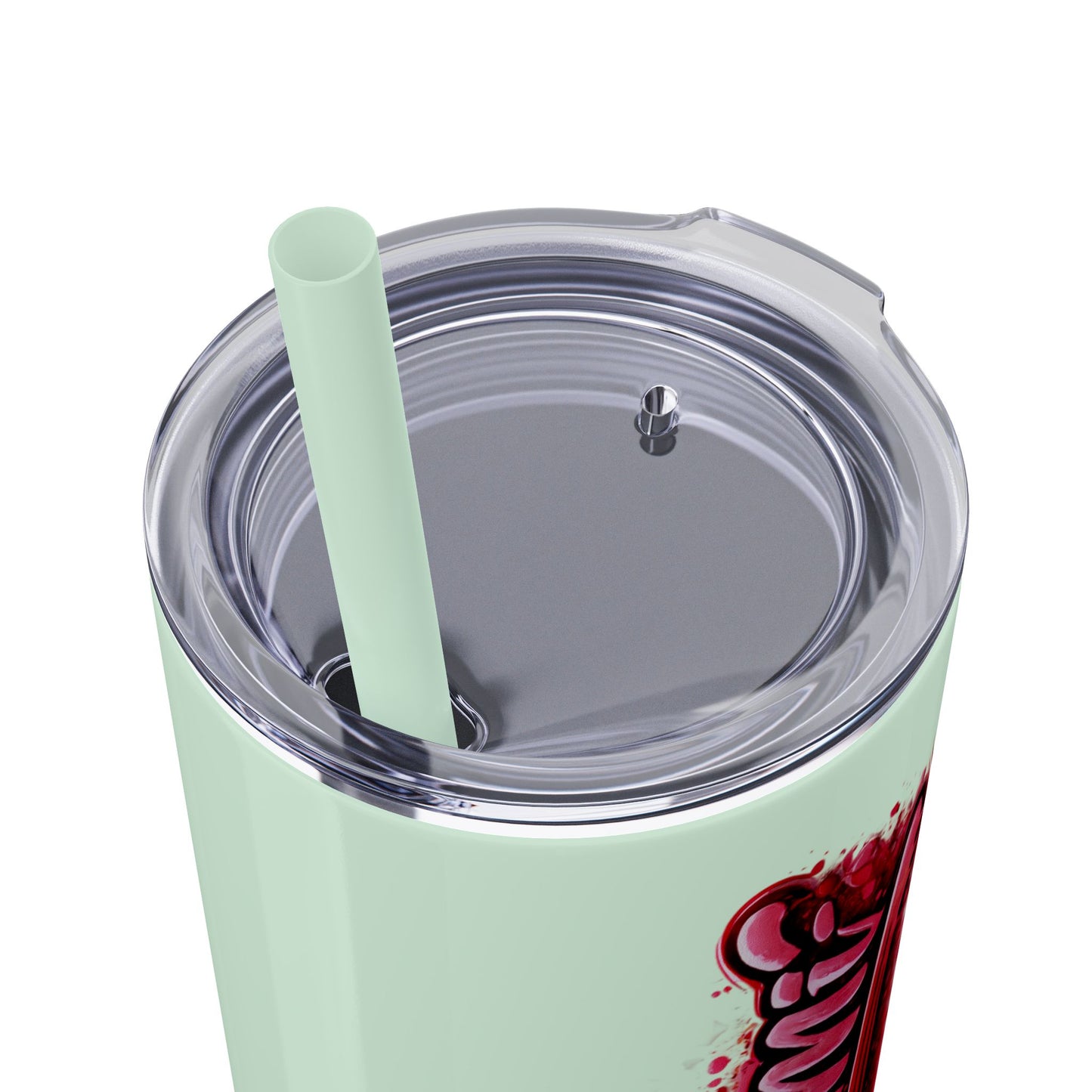Skinny Tumbler – 'Lake & Lemons' Red Script 20oz Insulated Straw Tumbler