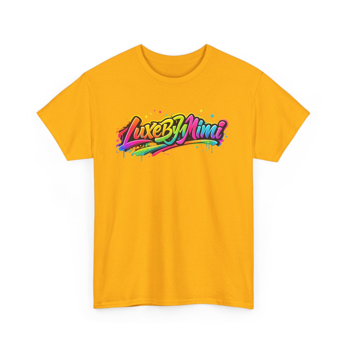 Graffiti Logo T-Shirt — 'Luxe By Mimi' Brand Colorful Streetwear Tee