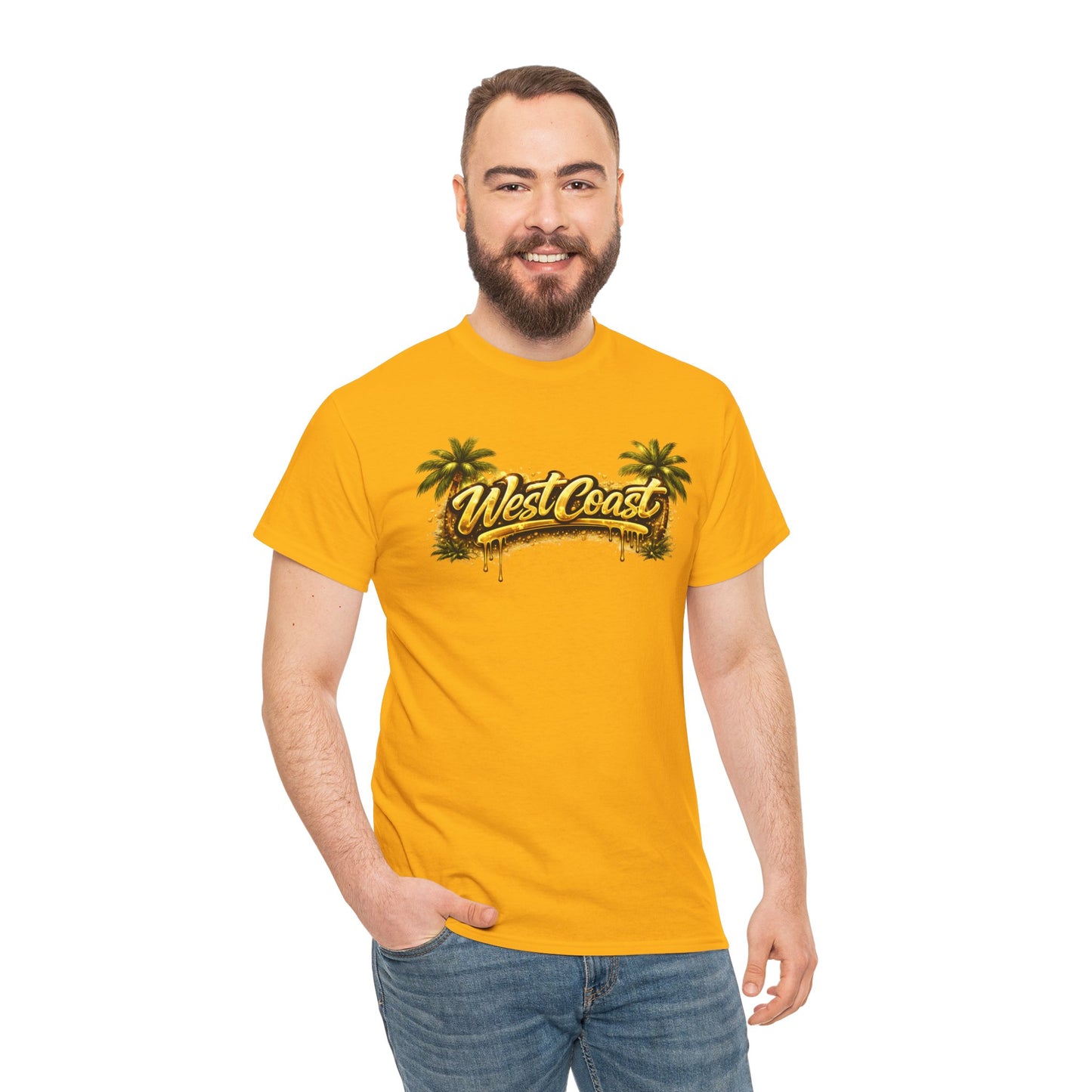 West Coast Palm Tree T-Shirt — Retro Surf Vibe Tee