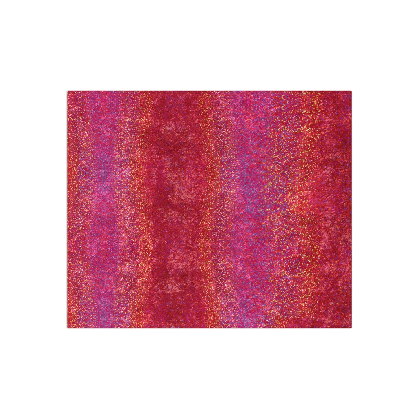 Crushed Velvet Blanket — Luxe Red-Pink Ombre Throw for Cozy Living, Gift, Valentine’s