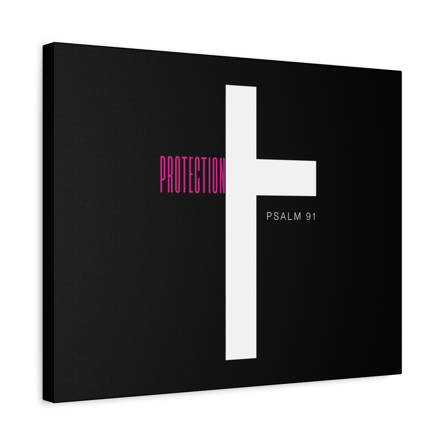 Faith-Inspired Canvas Print - Psalm 91, Home Decor, Wall Art, Christian Gift, Inspirational Decoration
