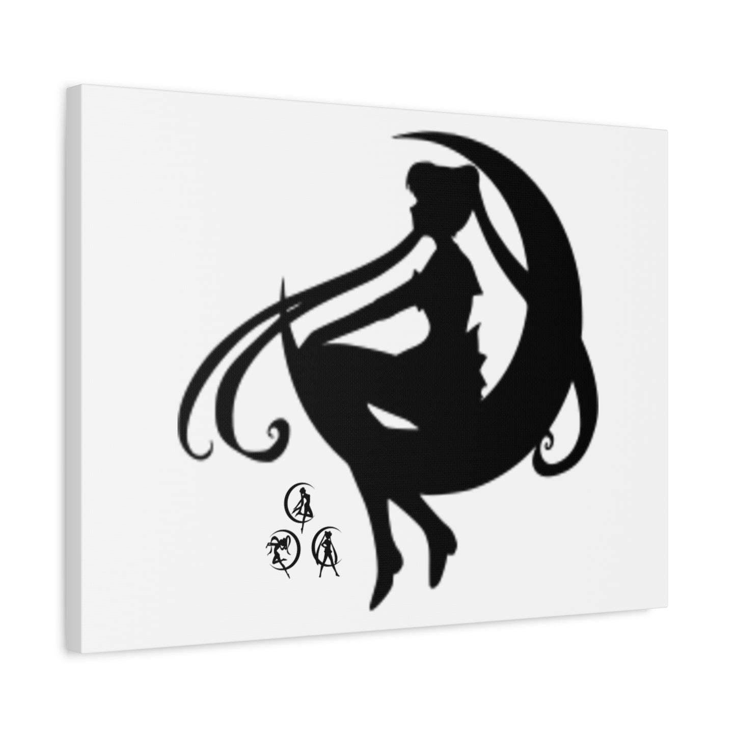 Moonlit Goddess Canvas Art, Modern Wall Decor, Fantasy Home Decor, Boho Aesthetic, Gift for Art Lovers