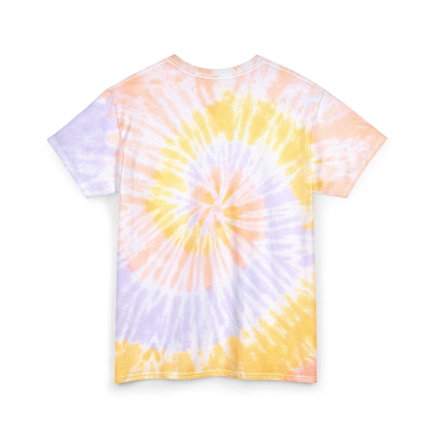 Tie Dye Tee — "Somebody Loves You" Pastel Heart Graphic