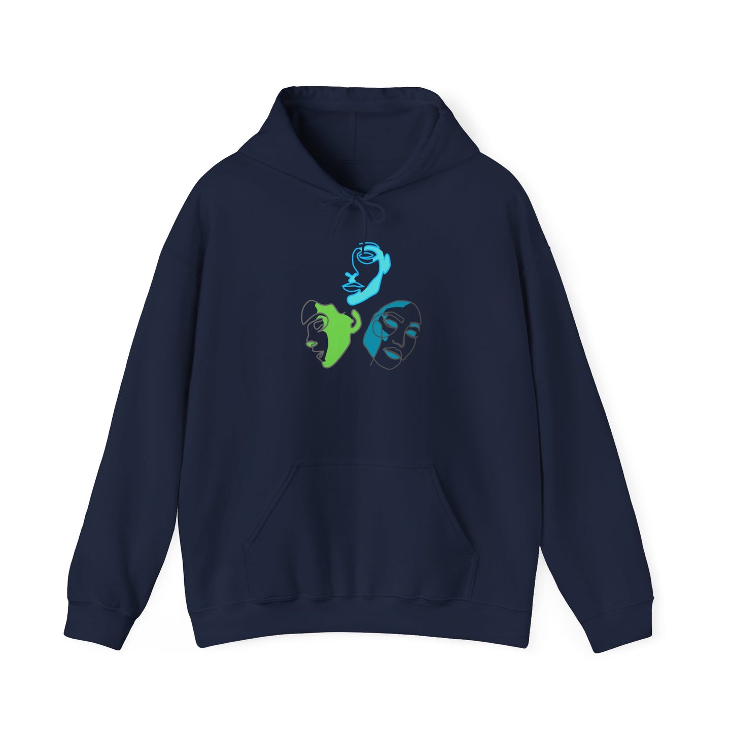 Whimsical Character Hoodie, Cozy Unisex Sweatshirt, Fun Gift for Friends, Casual Wear, Unique Art Design
