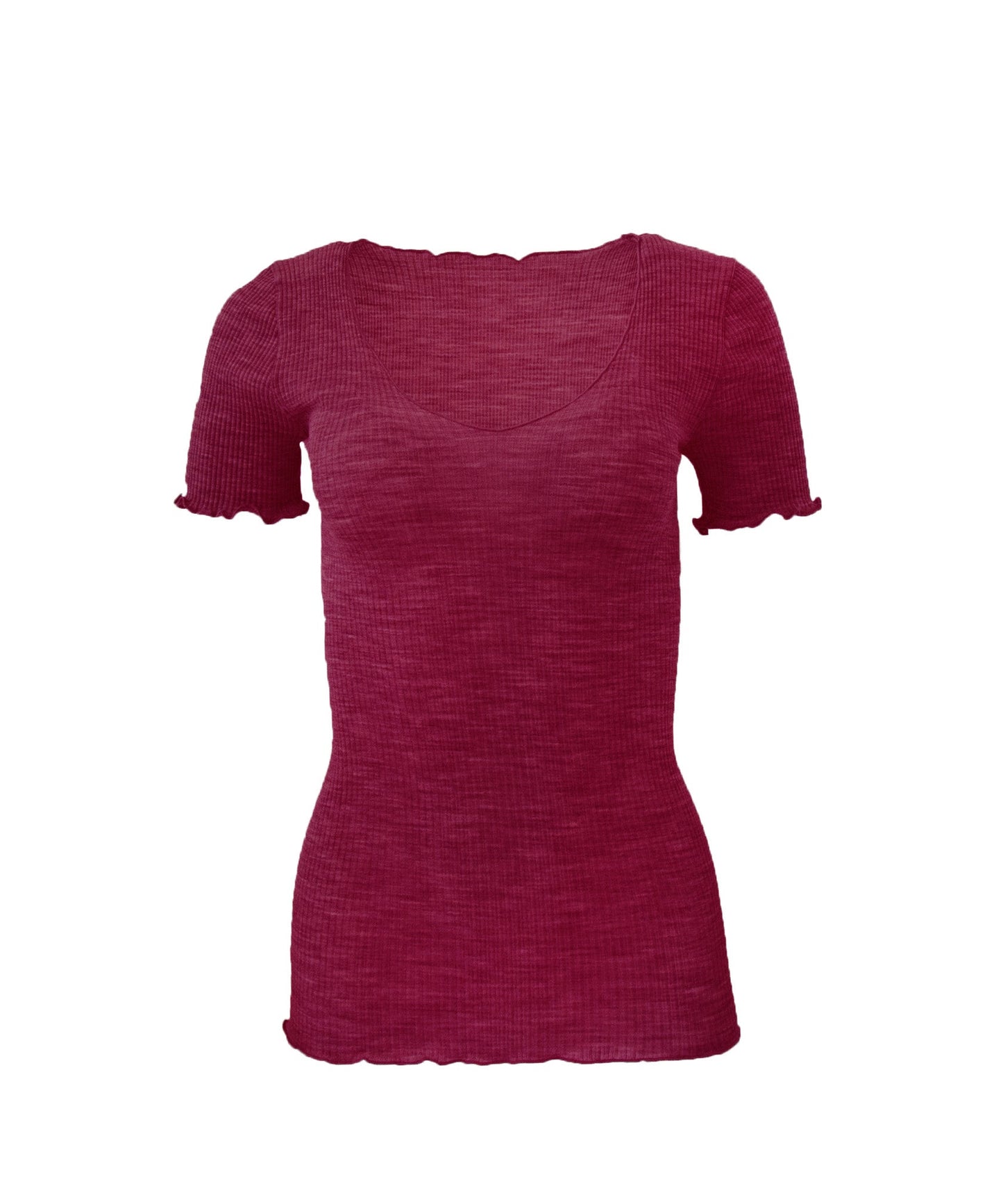 EGi Luxury Wool Silk Women's T-Shirt. Proudly Made in Italy (1495)