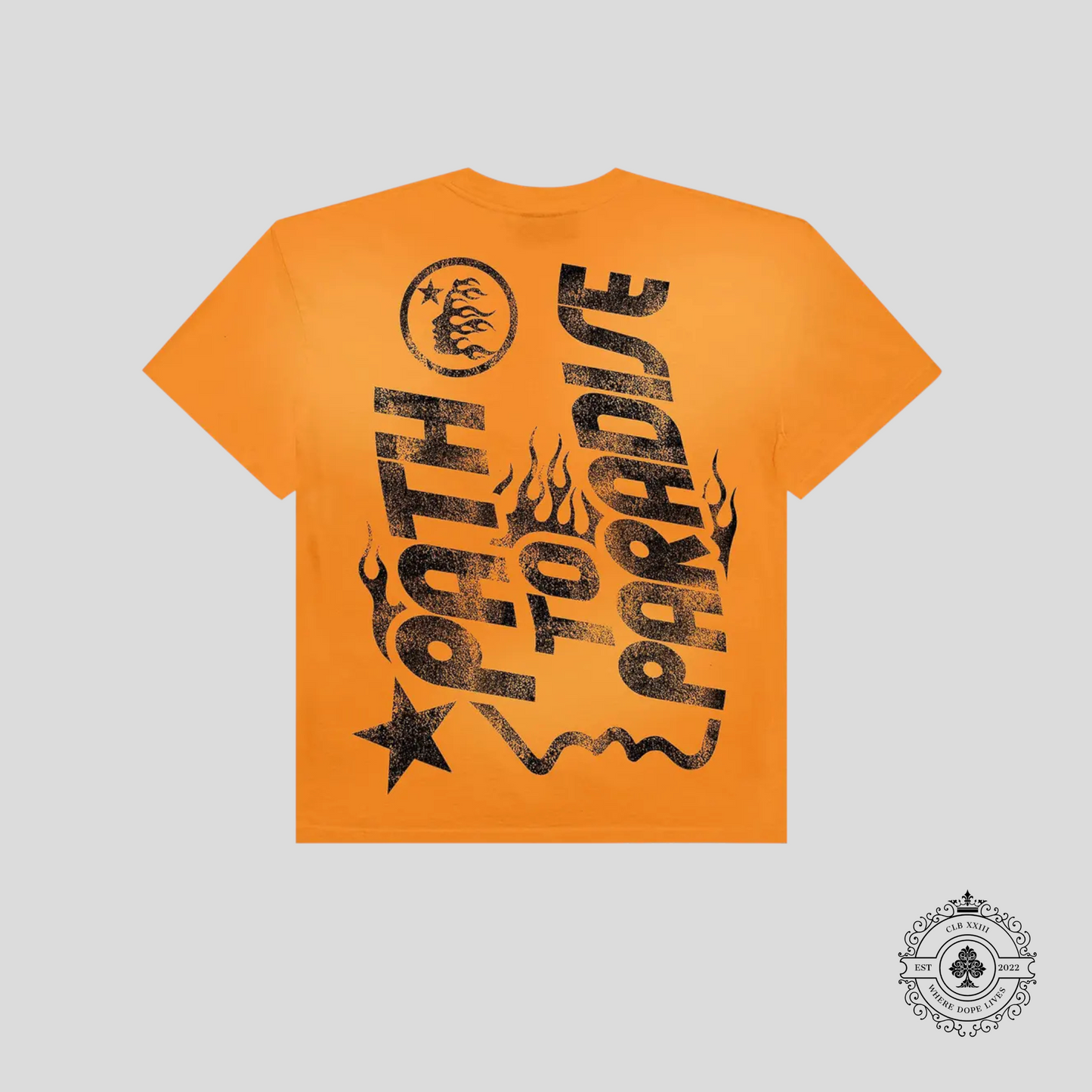Hellstar Jesus Tee in Orange