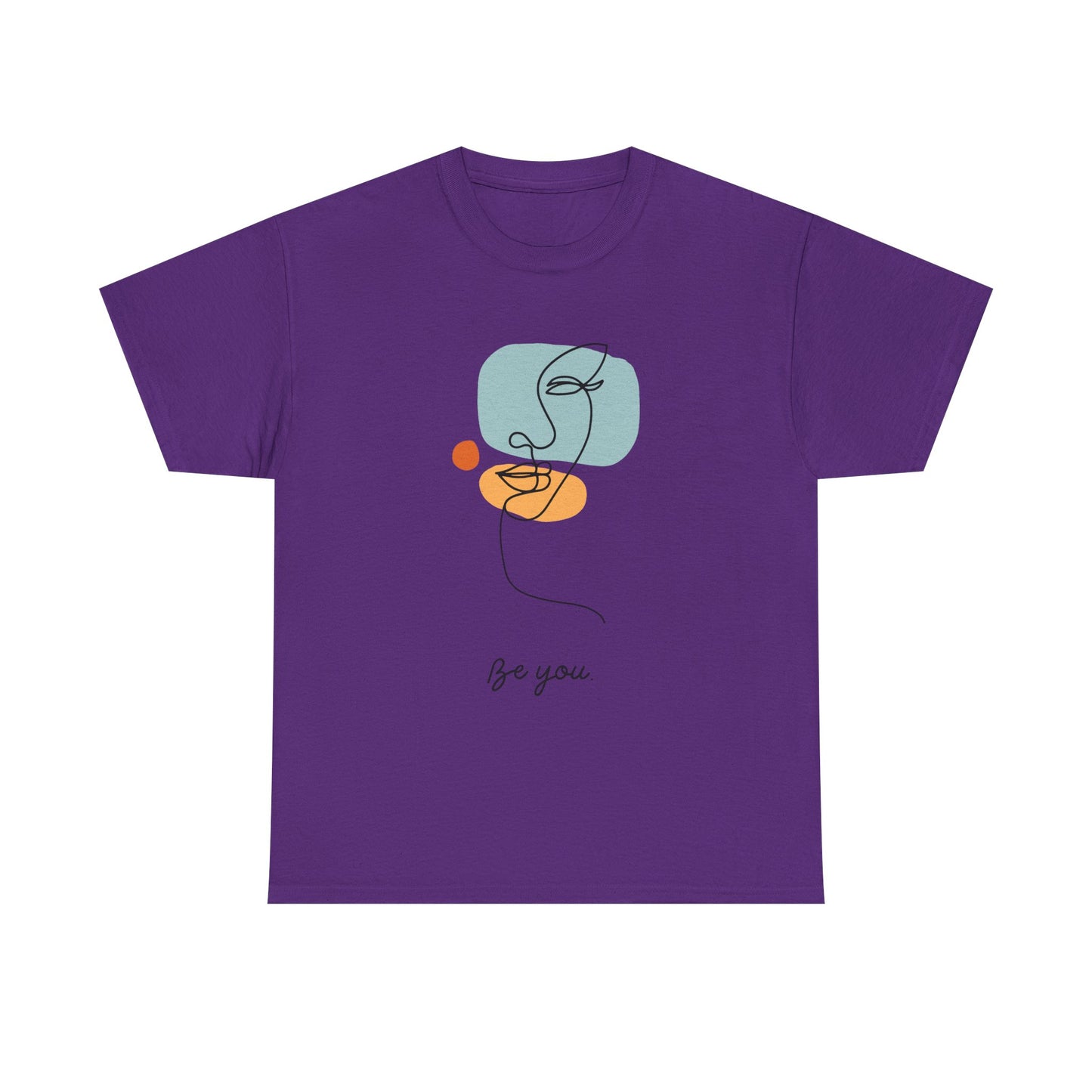 Minimalist Be You Tee, Unisex Cotton T-Shirt, Inspirational Graphic Tee, Gift for Friends, Casual Everyday Wear, Self-Love Apparel