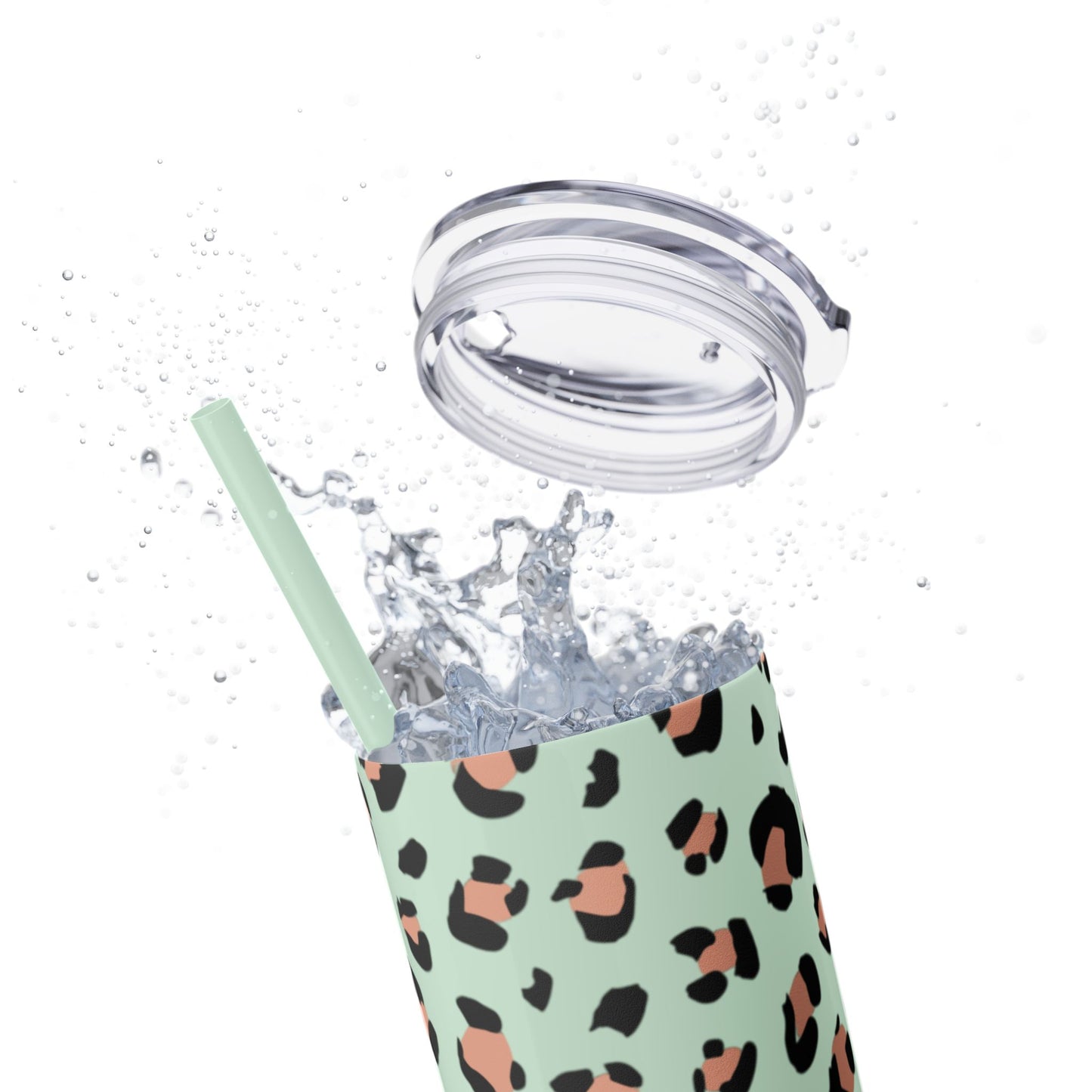 Chic Cheetah Print Tumbler, Trendy Travel Mug, Animal Print Water Bottle, Perfect Gift for Her, Stylish Beverage Container
